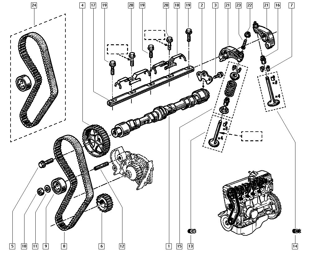 7703002109 VIS RENAULT