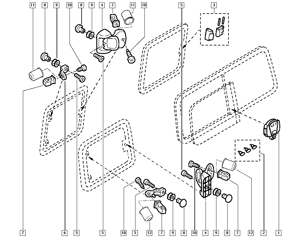 7701205458 CLIPS RENAULT