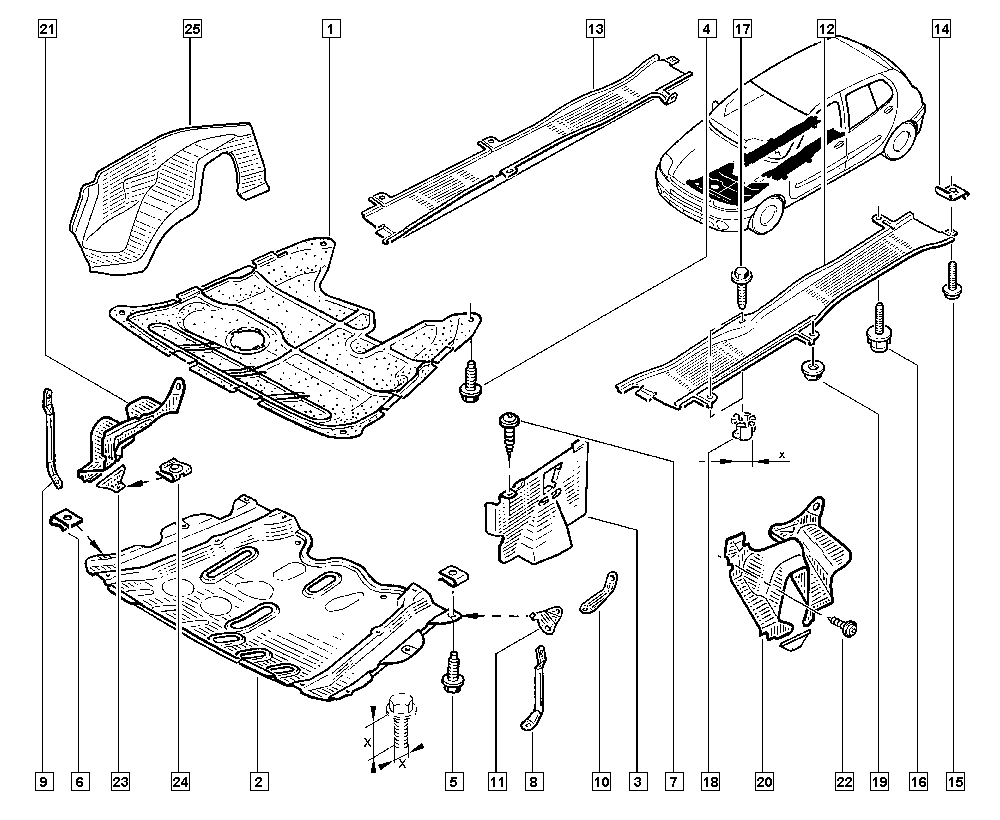 7703046116 Cuerpo RENAULT