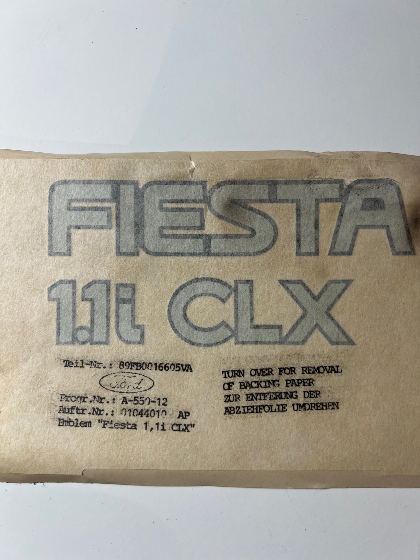 6187522, CALCOMANIA, Ford