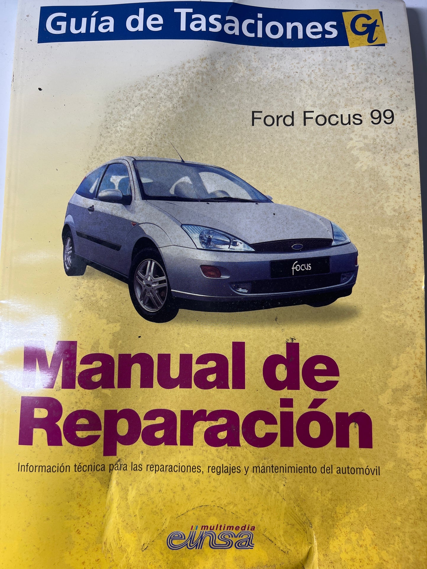 Guía de tasaciones Ford Focus'99 manual de reparación, información técnica para la reparaciones, reglajes y mantenimientos del automóvil.