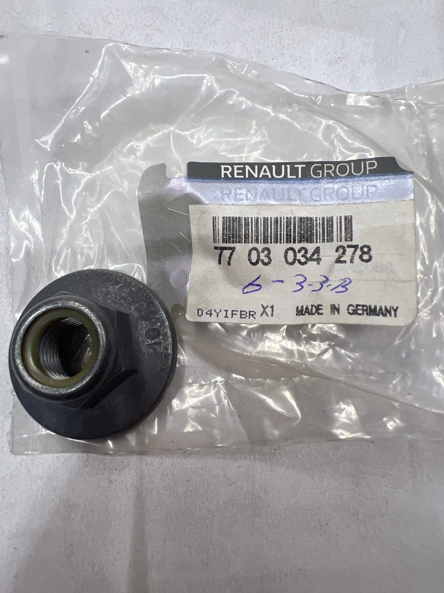 7703034278 TUERCA M12 RENAULT