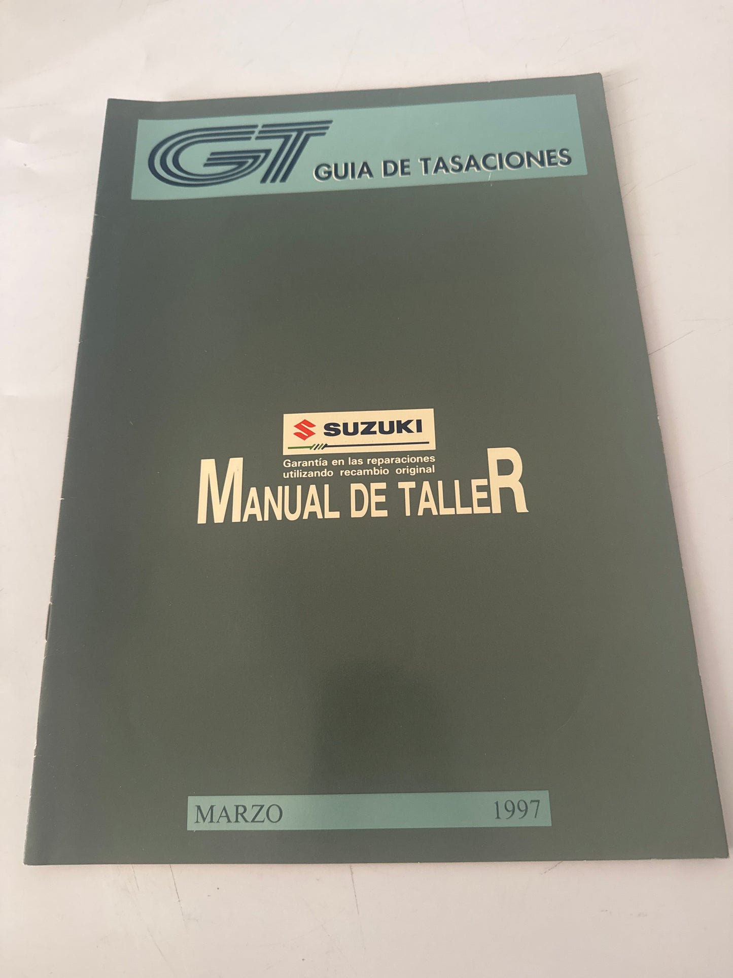 GT. Guía de tasaciones. Manual de taller. Suzuki. Marzo 1997