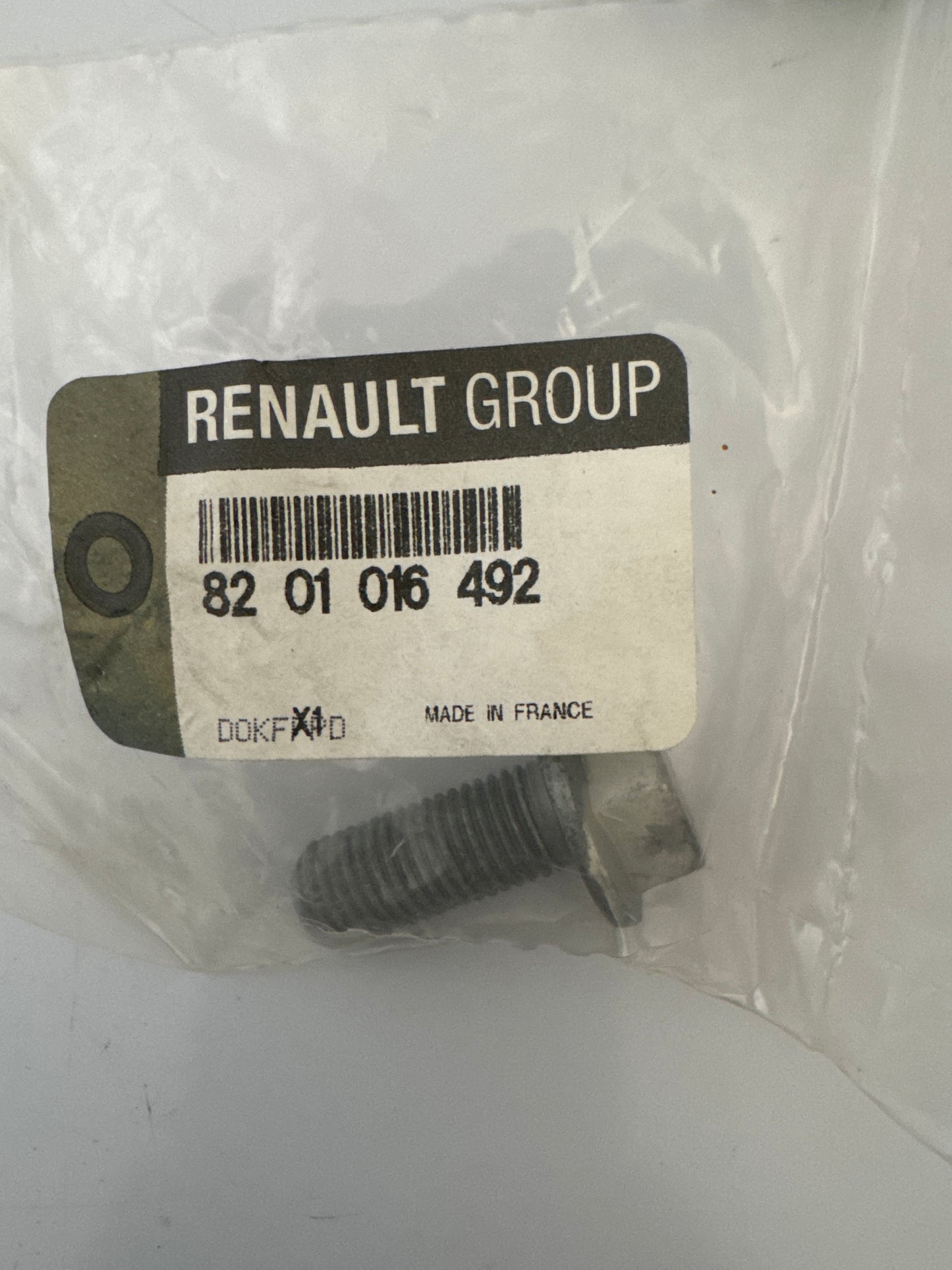 8201016492, TORNILLO, Renault