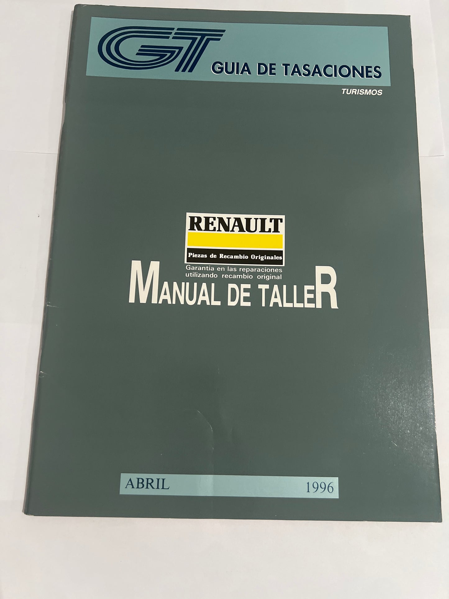 Guía de tasaciones turismo. Renault manual de Taller abril. 1996. 