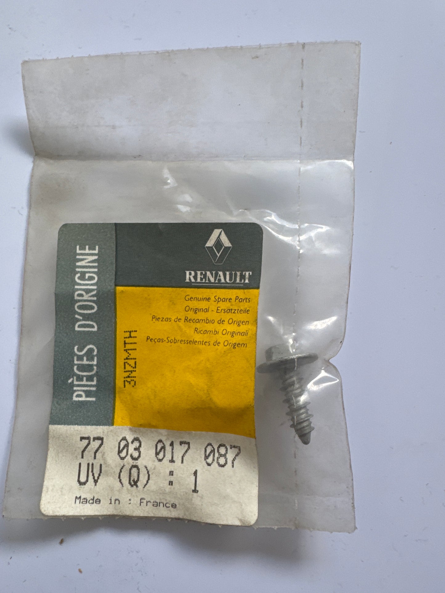 7703017087, TORNILLO, Nissan