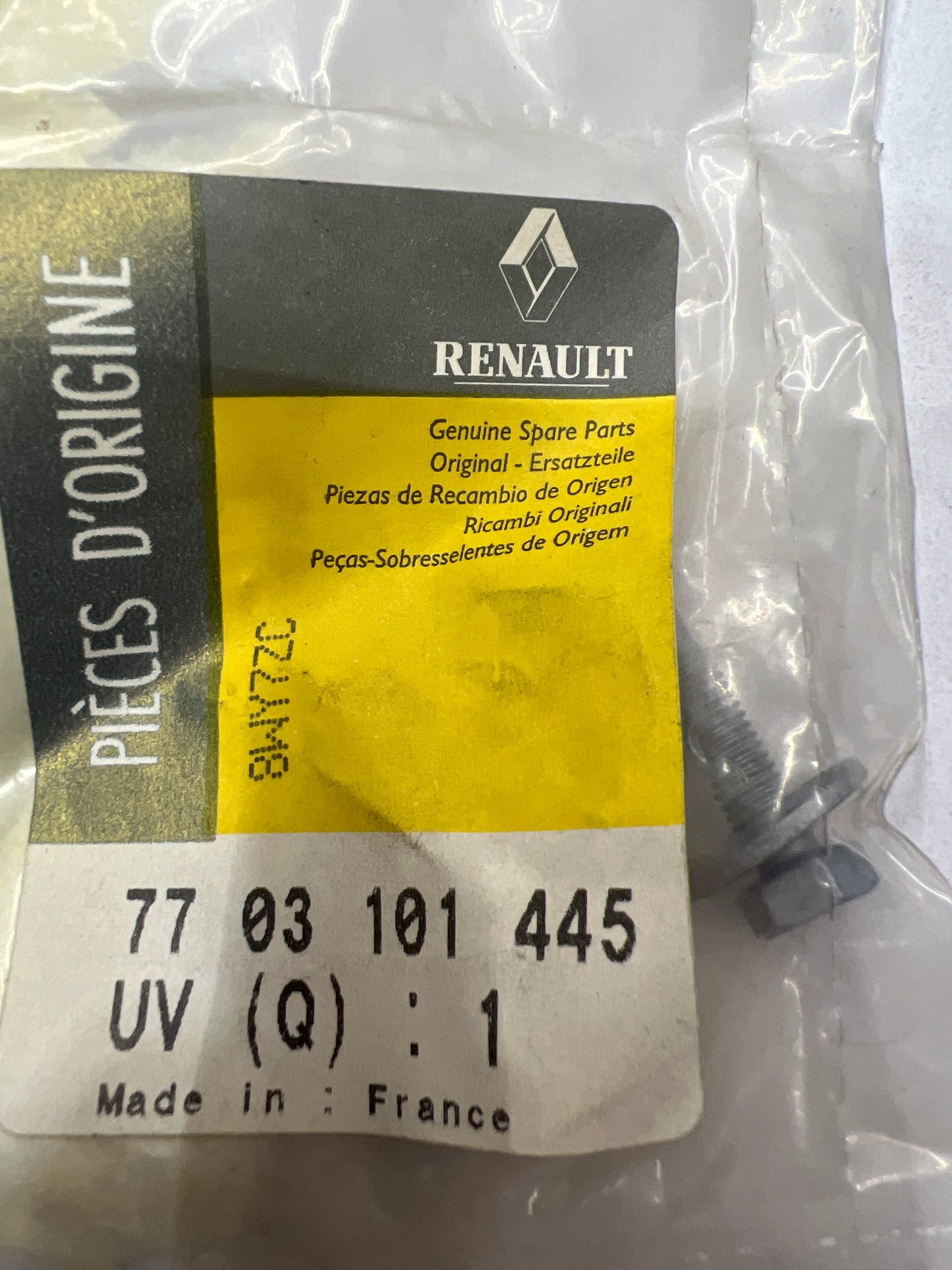 7703101445 TORN+ARAN.M5-20-8 RENAULT