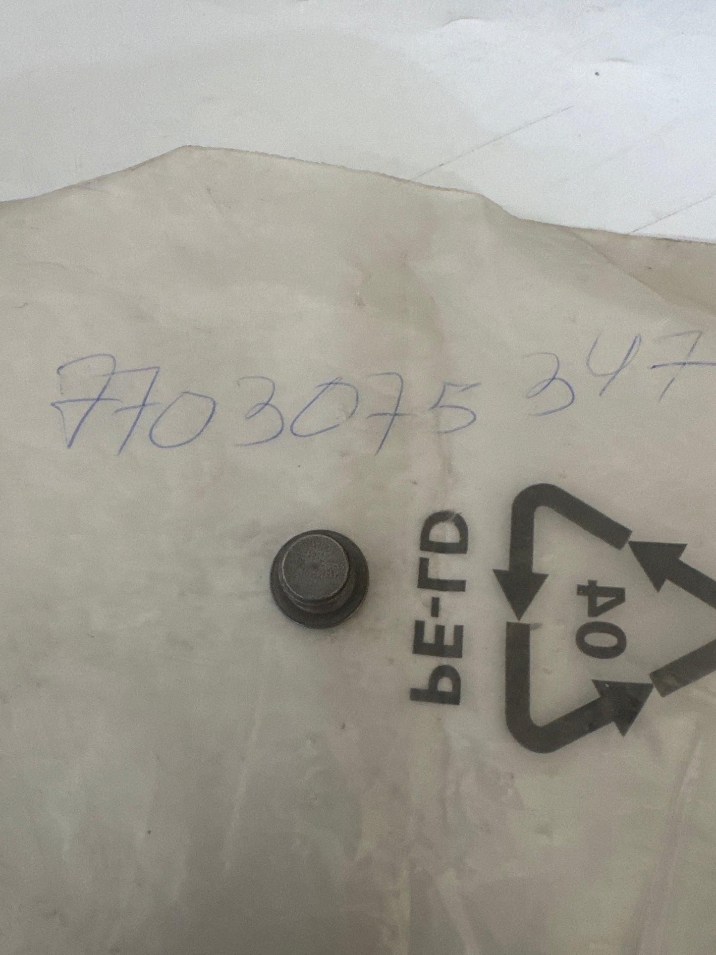 7703075347, TAPON VACIADO, Renault