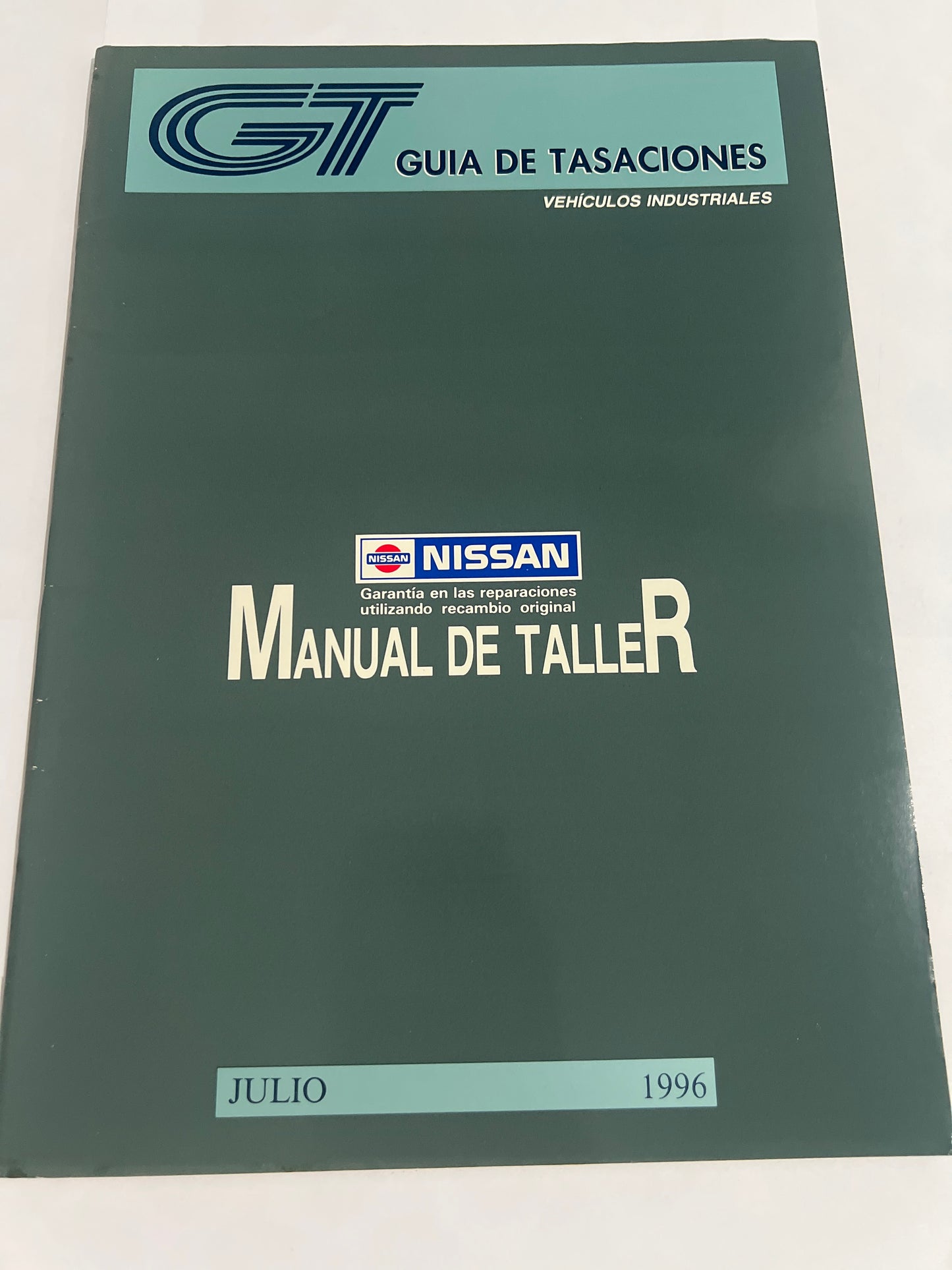 Guía de tasaciones vehículos industriales. Nissan. Manual de taller. Julio 1996. 