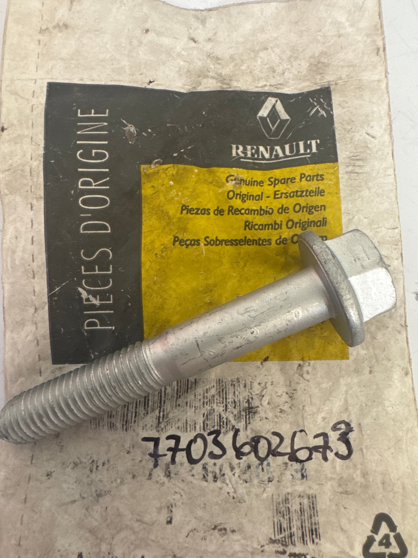 7703602673, Tornillo, Renault