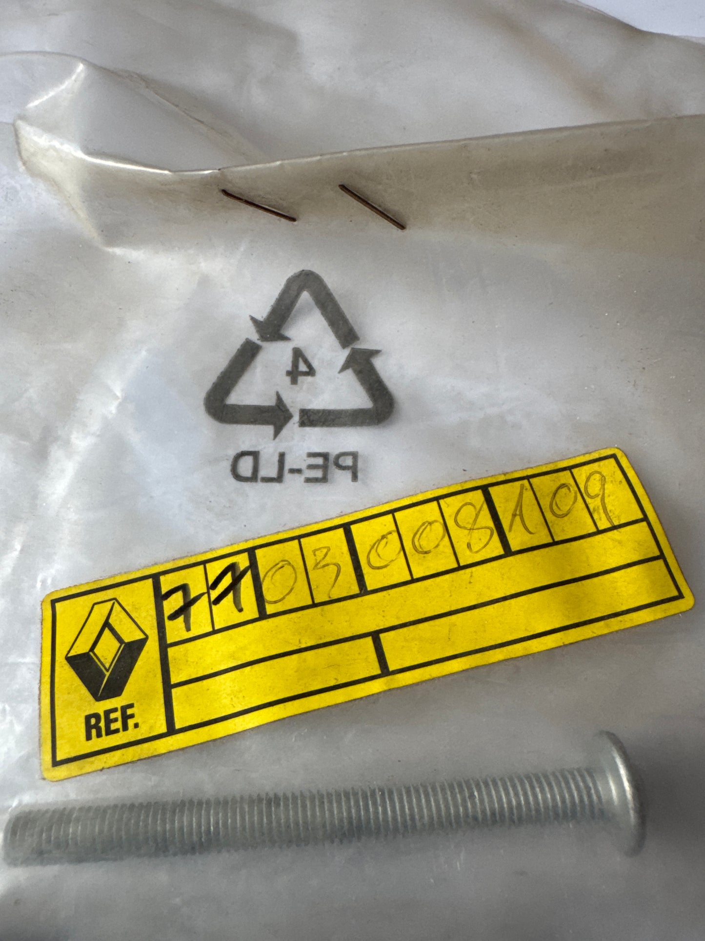 7703008109, TORNILLO, Renault