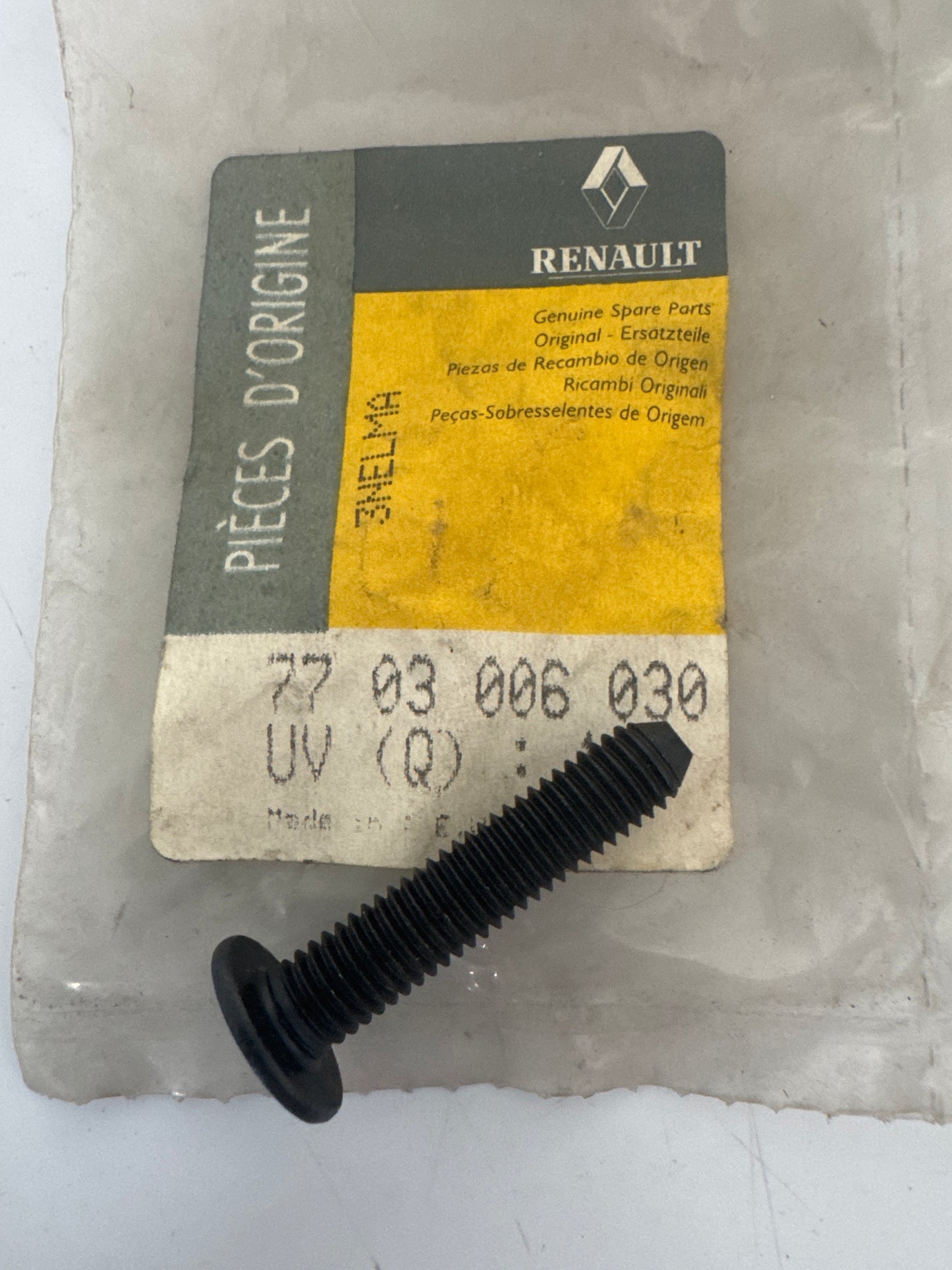 7703006030, TORNILLO, Renault