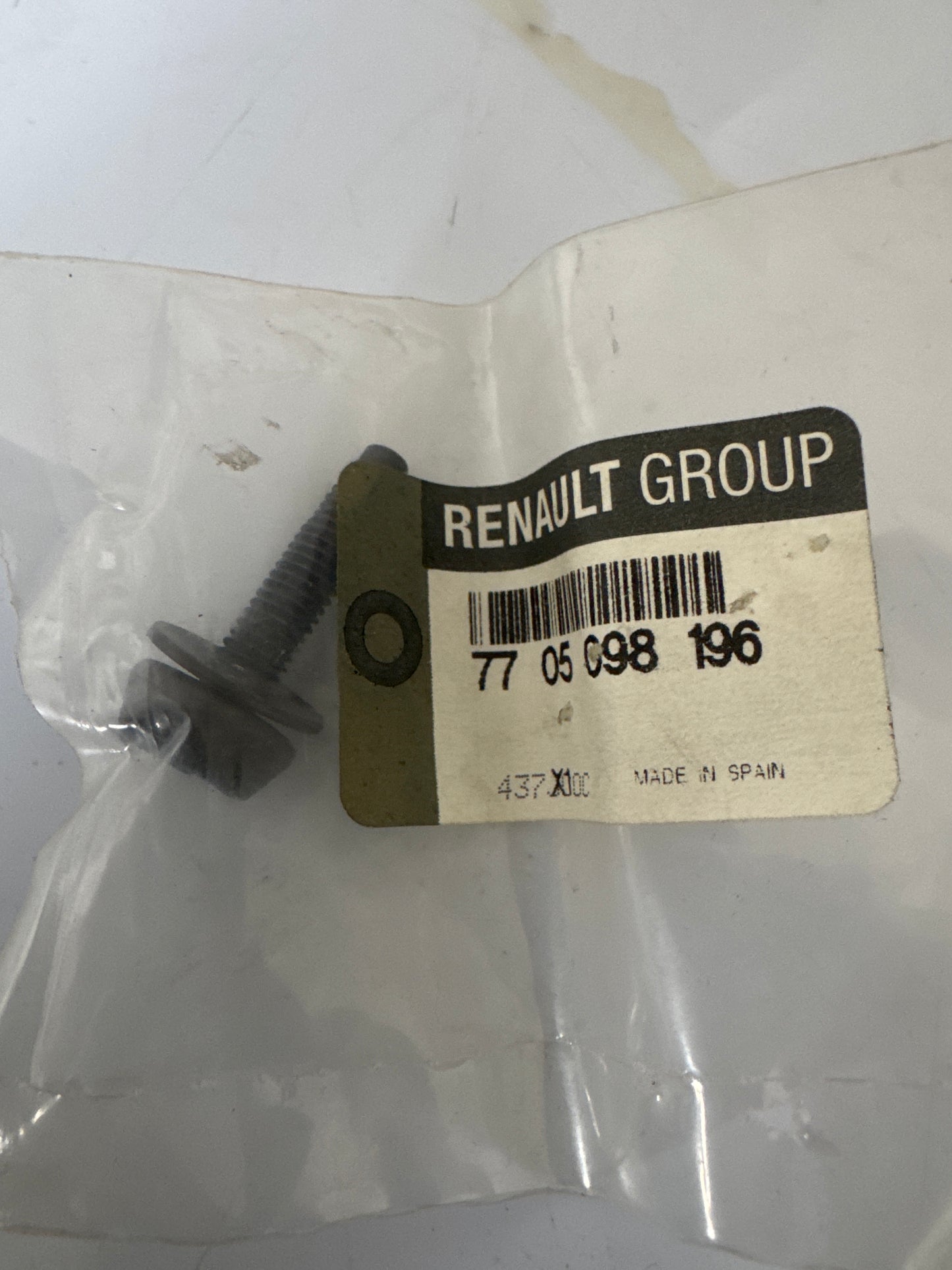 7705098196, TORNILLO RDL, Renault