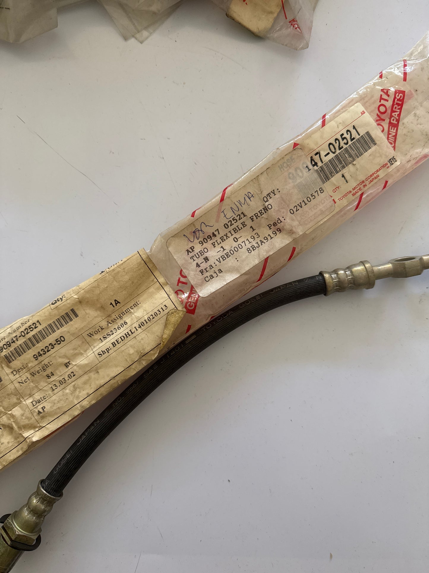 90947-02521, 90947-02521 BRAKE TUBE & CLAMP, toyota, Toyota - Lexus