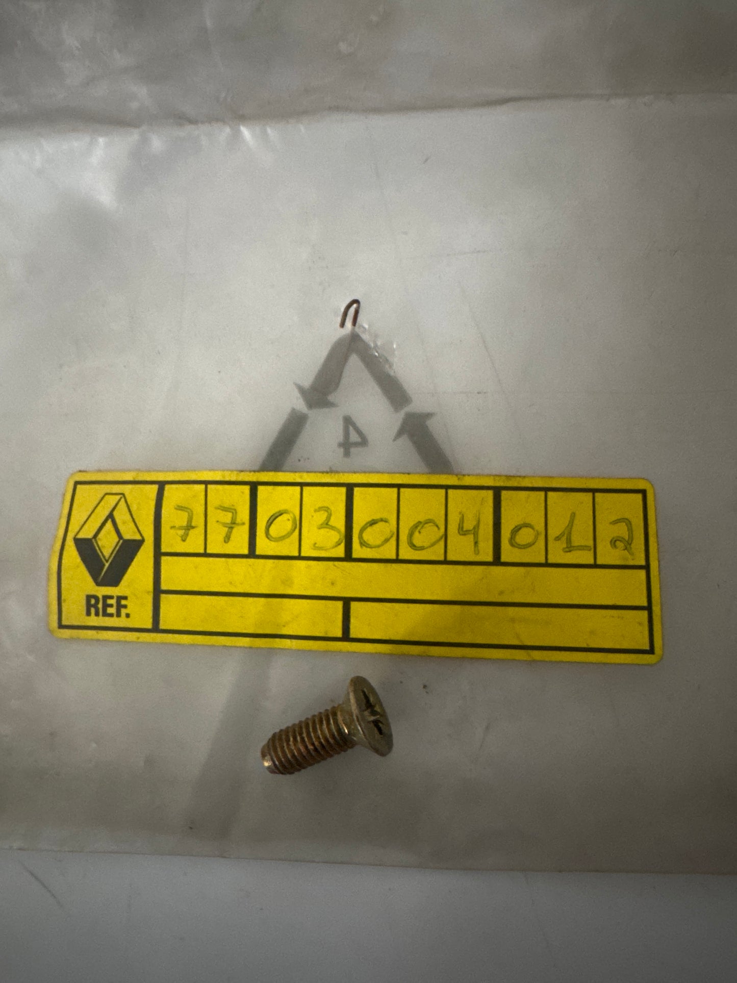 7703004012, TORNILLO, Renault