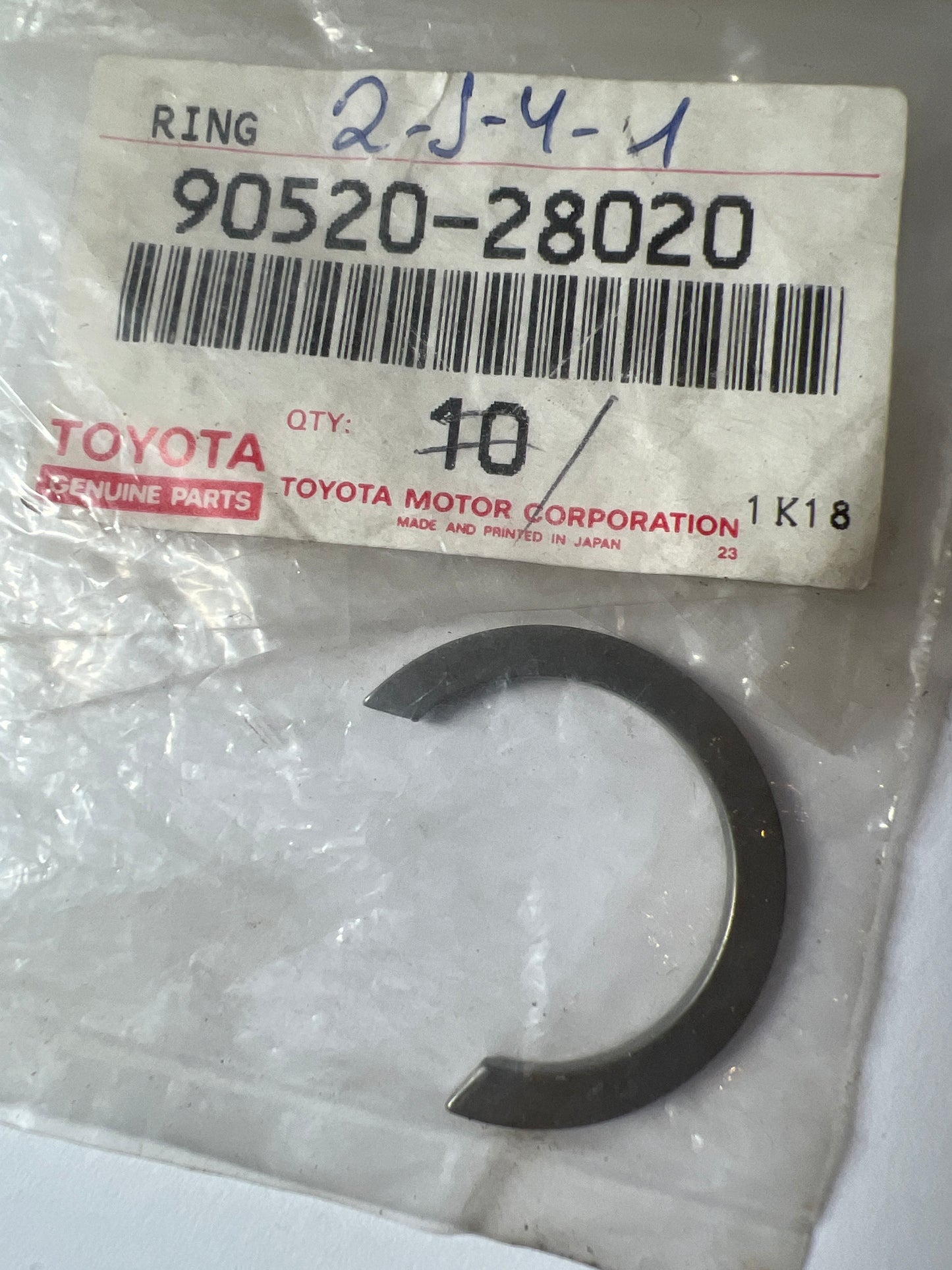 90520-28020, 90520-28020 TRANSMISSION GEAR (MTM), toyota, Toyota - Lexus