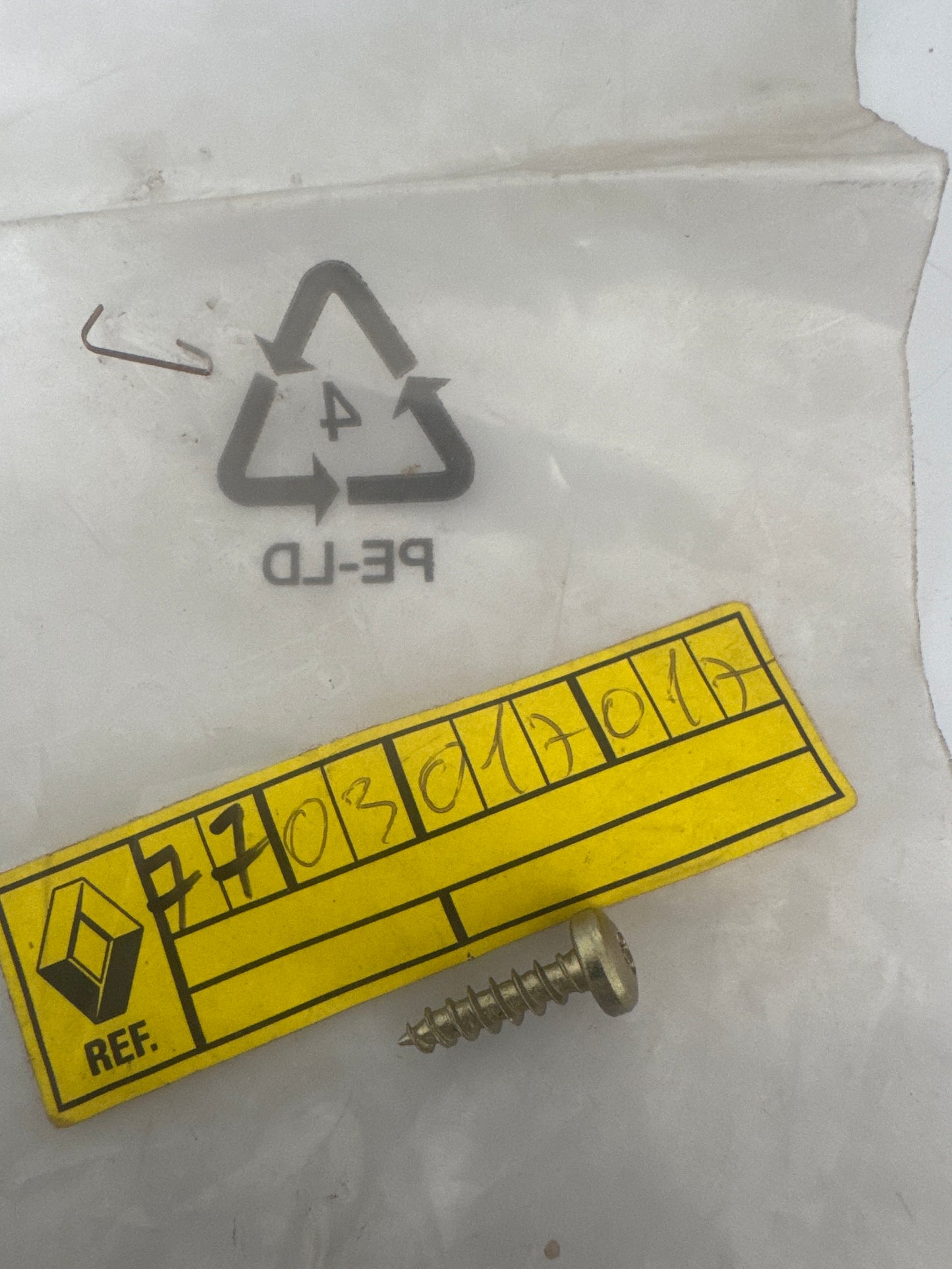 7703017017, TORNILLO, Renault