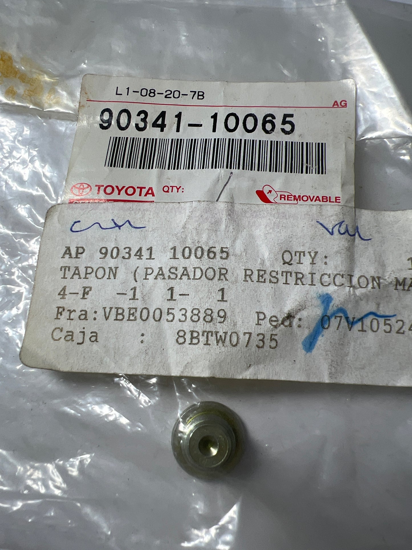 90341-10065 GEAR SHIFT FORK & LEVER SHAFT (MTM), toyota