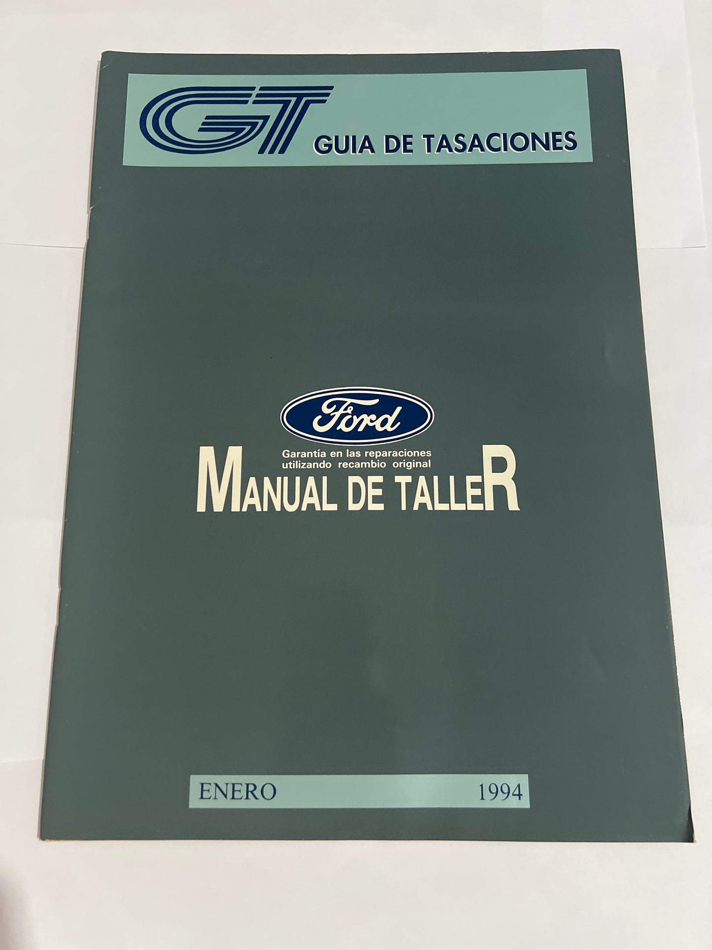 Guía de tasaciones manual de taller Ford. Enero 1994. 