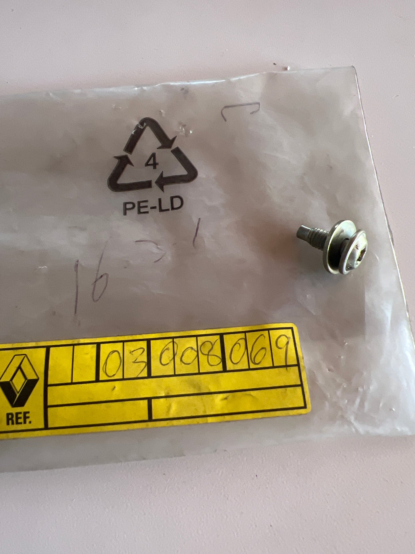 7703008069 TORNILLO CON ARANDELA RENAULT