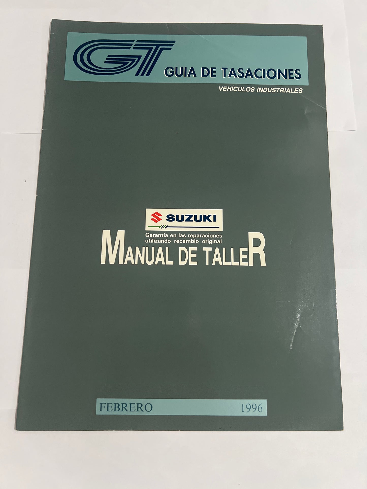 Guía de tasaciones vehículos industriales. Suzuki. Manual de Taller febrero 1996.