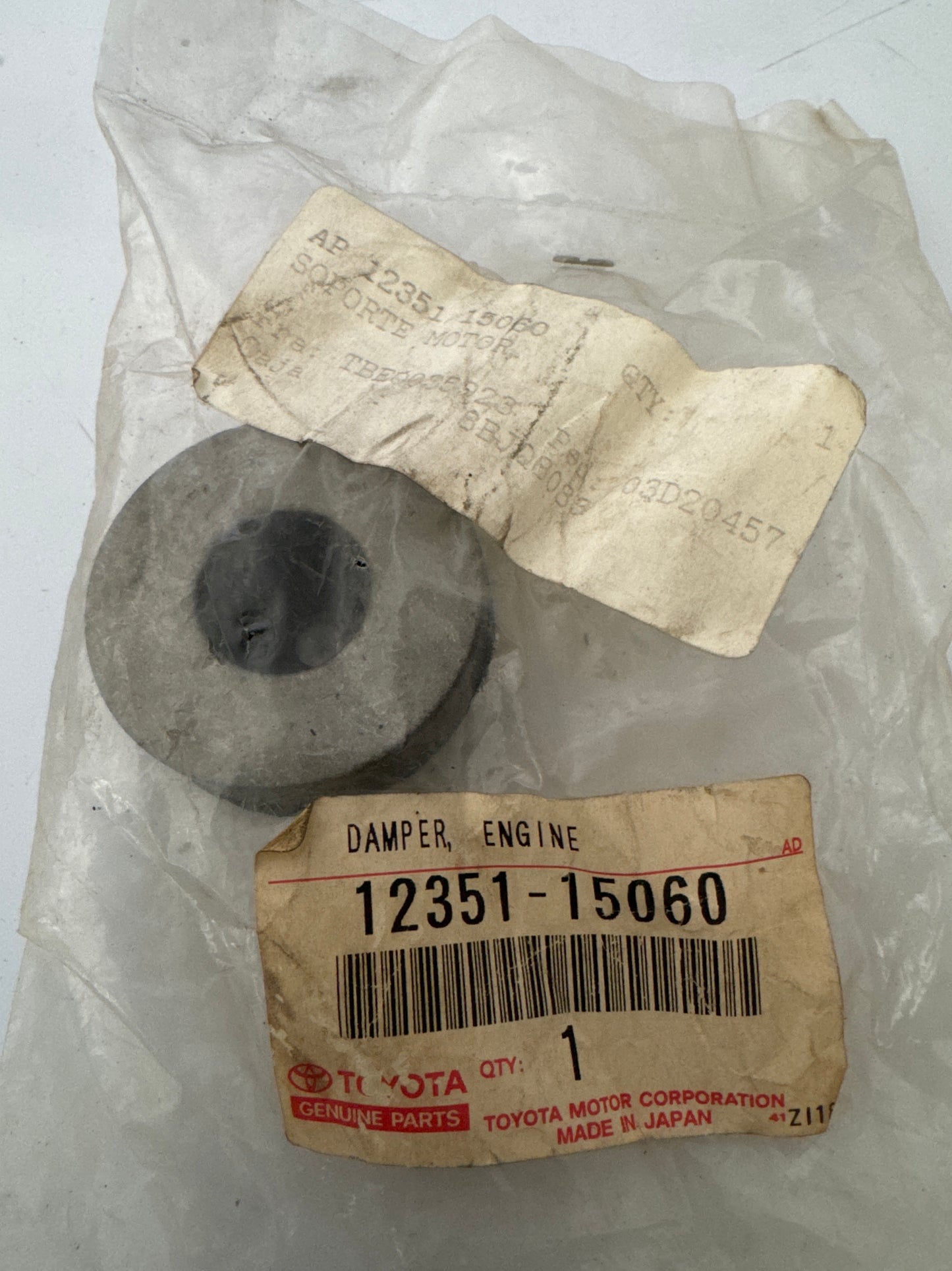 12351-15060, AMORTIGUADOR, MONTURA DEL MOTOR, Toyota - Lexus