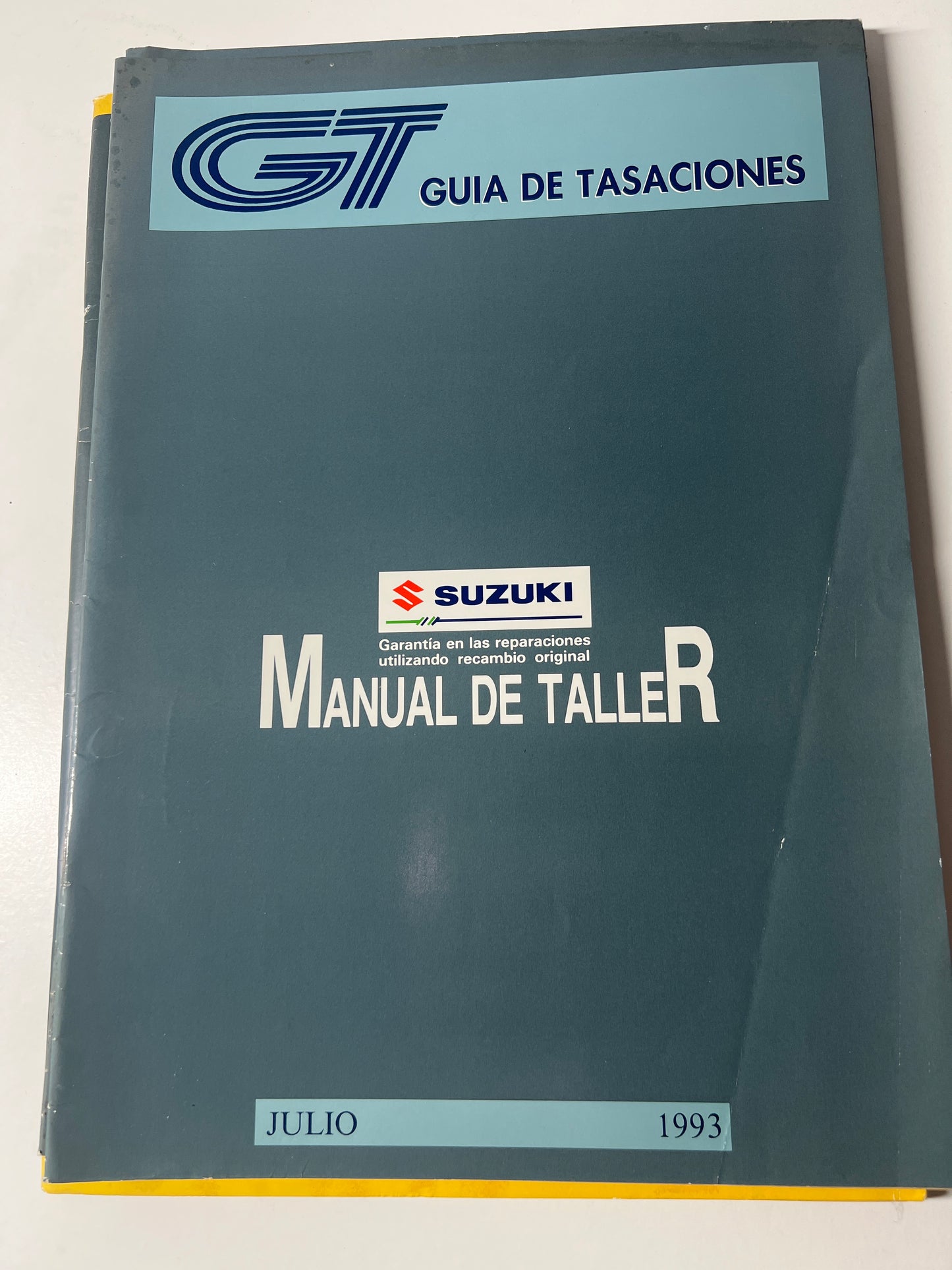 Guía de tasaciones Suzuki manual de taller. Julio 93 