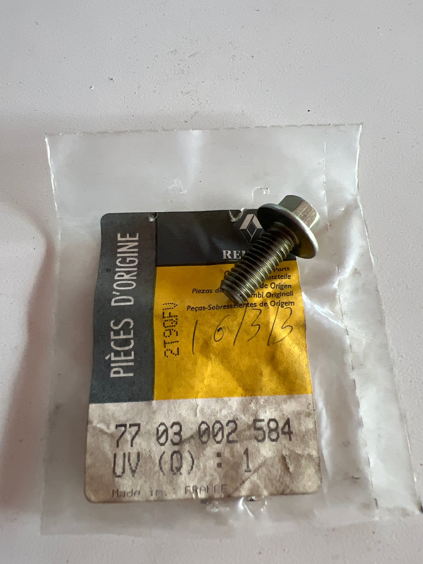 7703002584 TORNILLO CON ARANDELA RENAULT