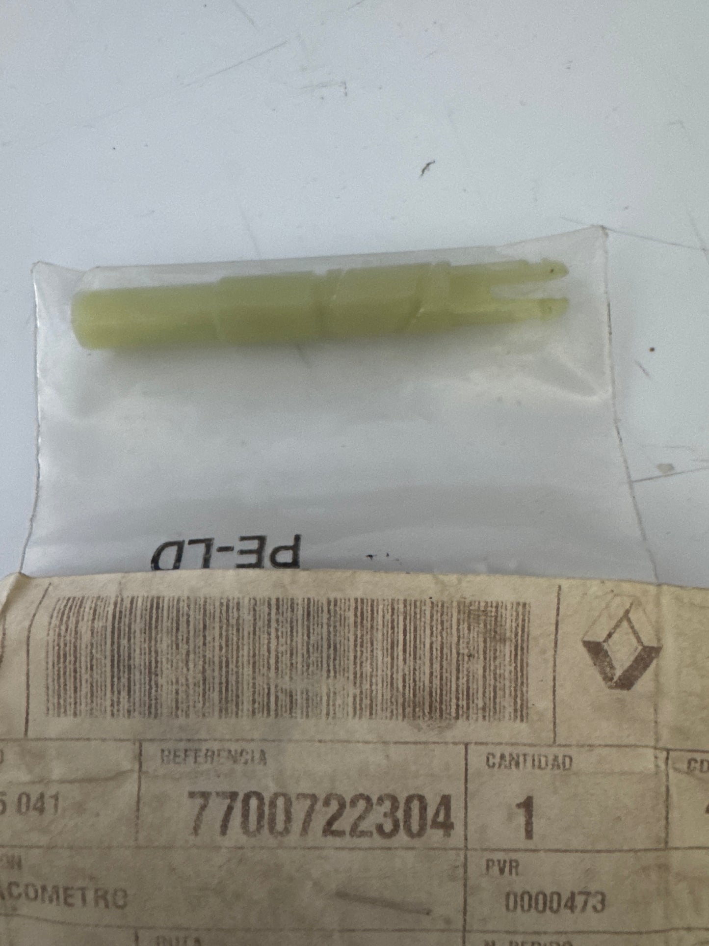 7700722304, EJE TACOMETRO, Renault