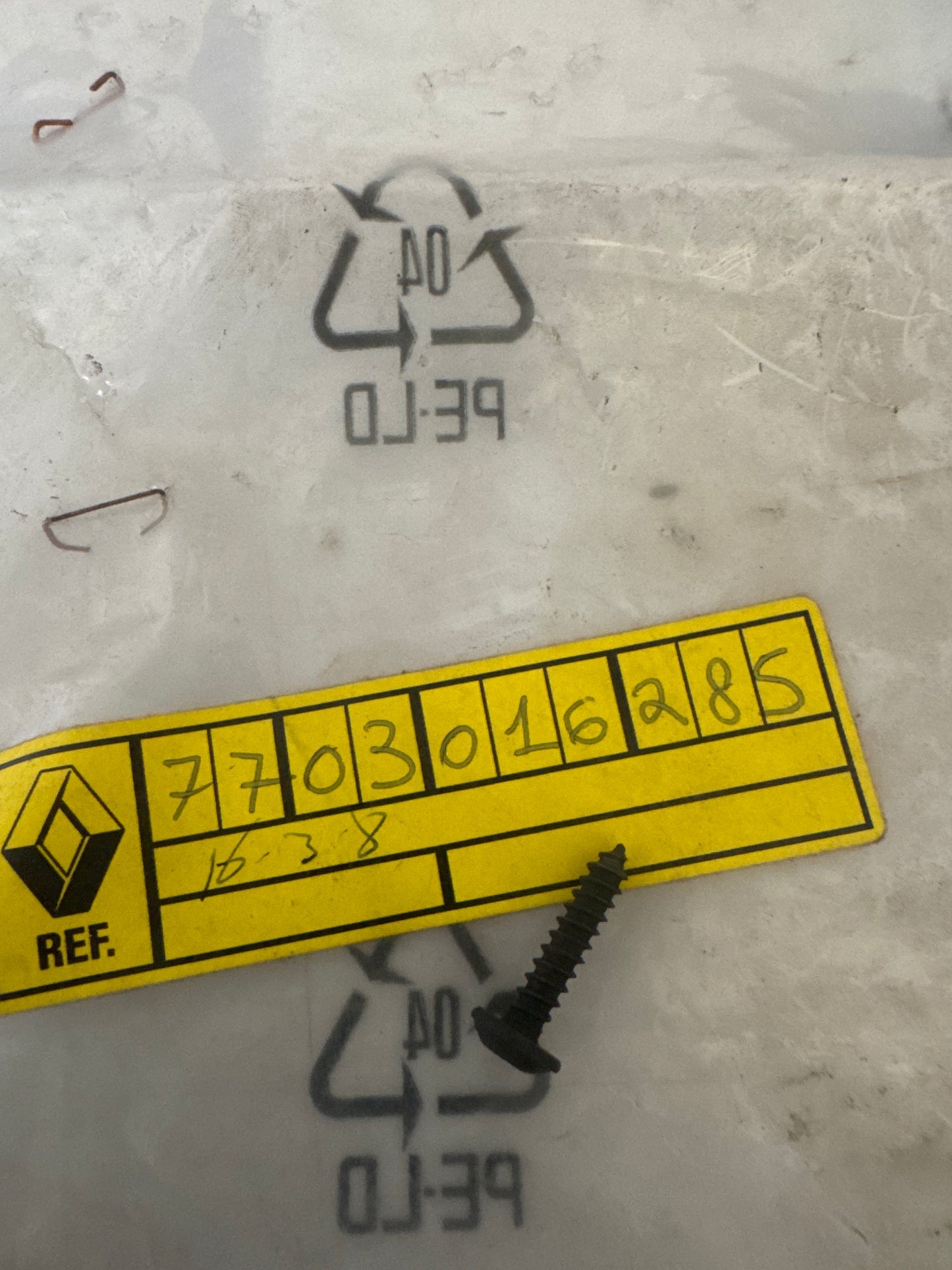 7703016285, TORNILLO 4,2X19, Renault