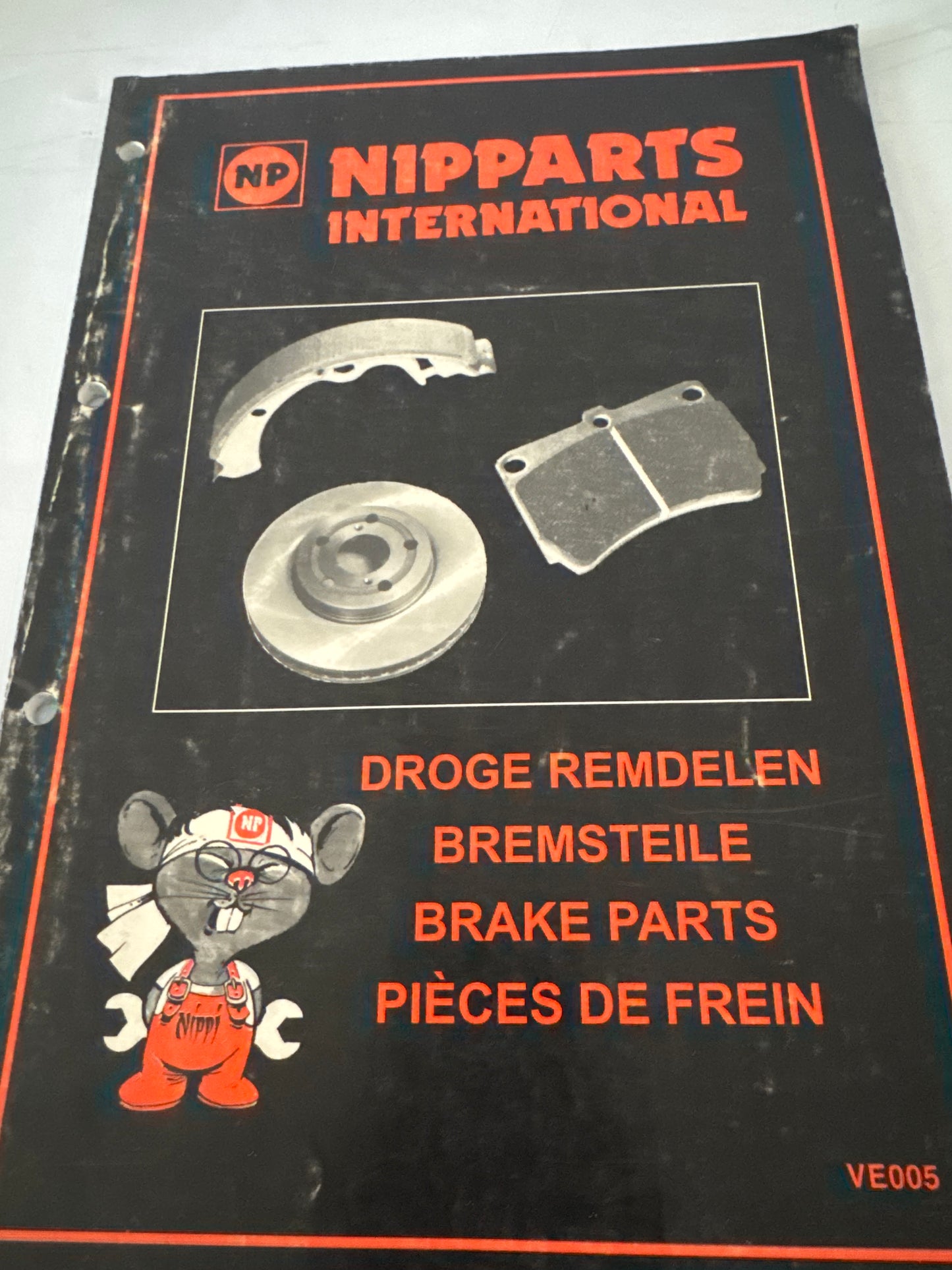 Nipparts international. Piezas de freno. VE005