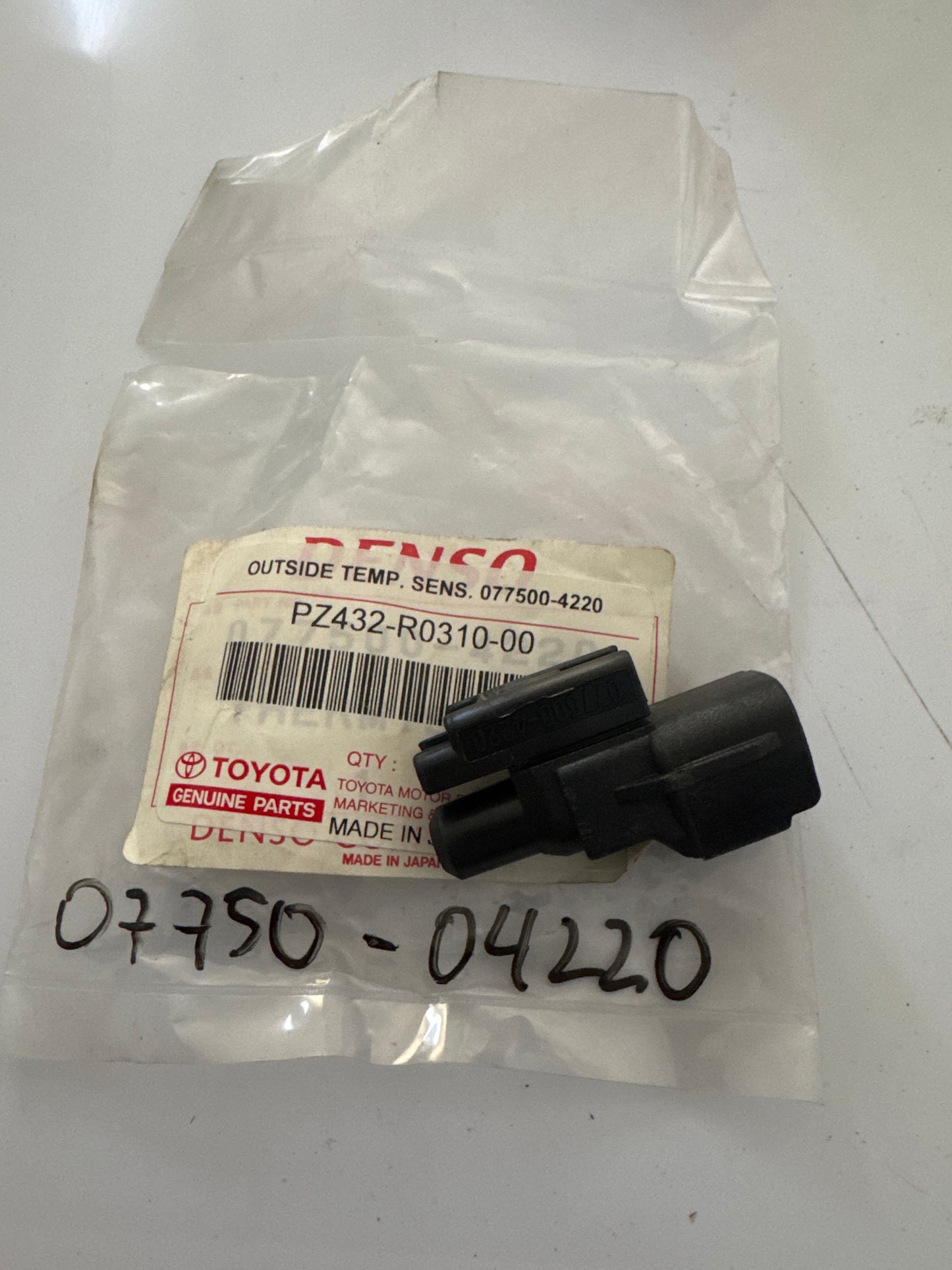 07750-05220, THERMISTOR, COOLER, Toyota - Lexus