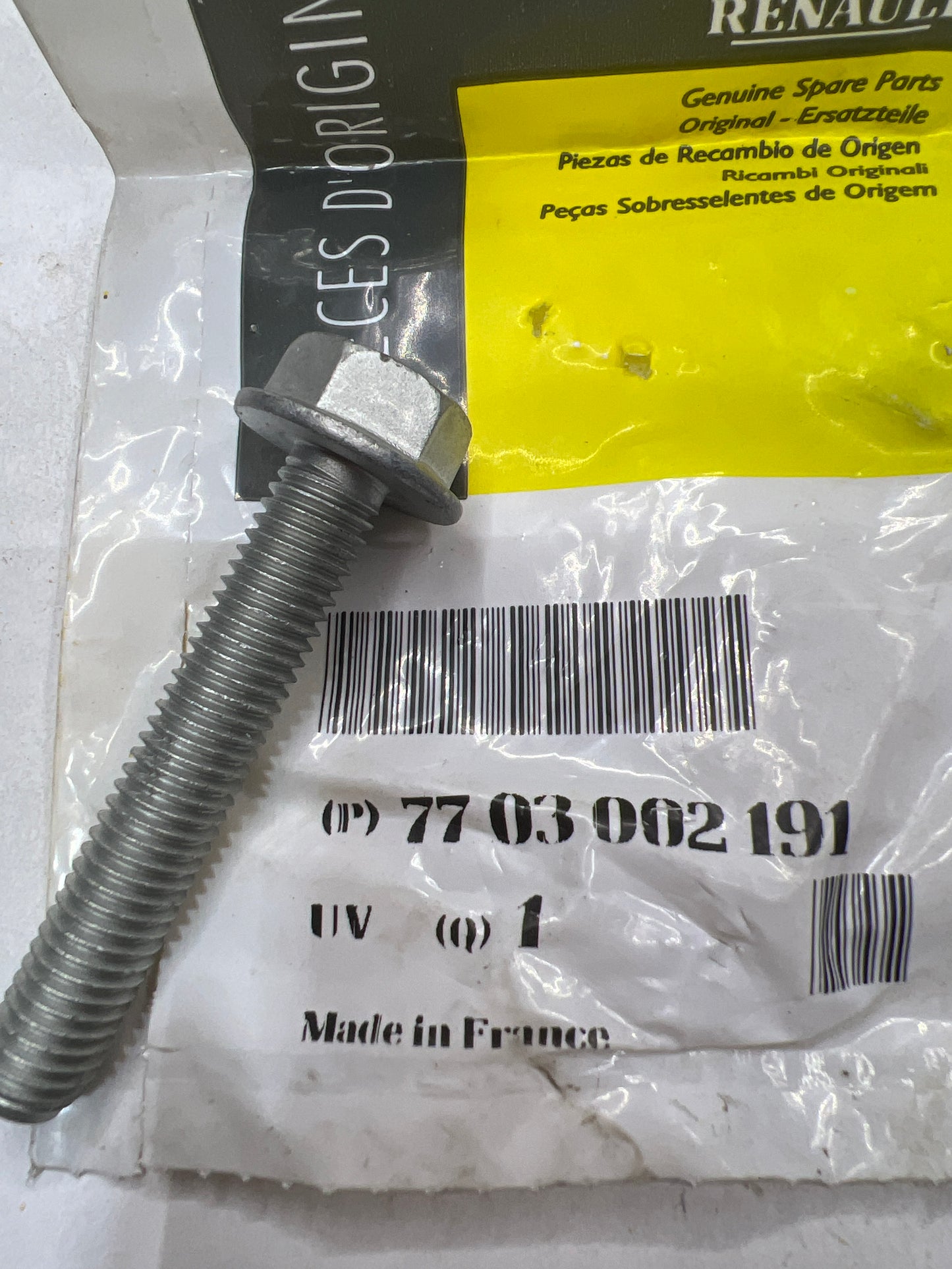 7703002191 TORN.M10X150-60 RENAULT