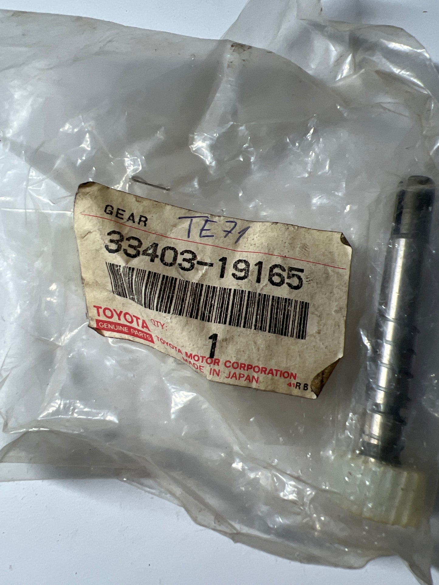 33403-19165, 33403-19165 SPEEDOMETER DRIVEN GEAR (MTM), toyota, Toyota - Lexus