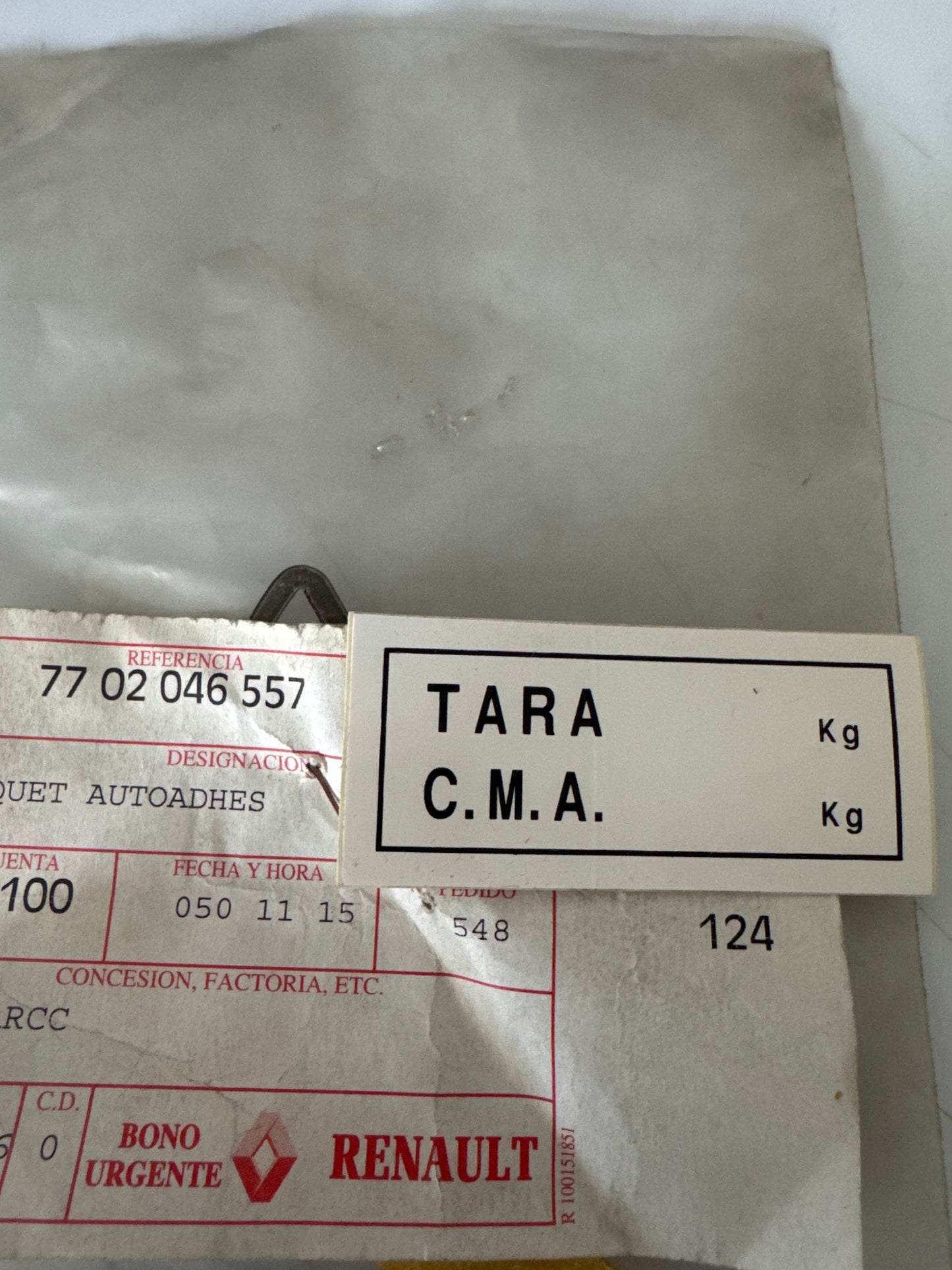 7702046557, ETIQUET AUTOADHES, Renault