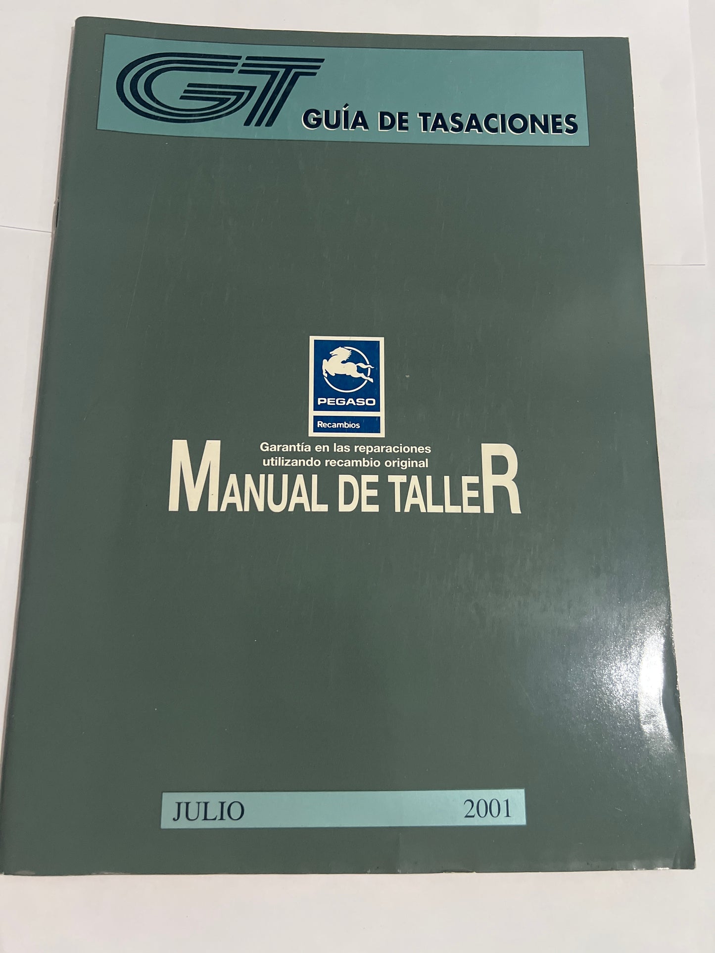 Guía de tasaciones manual de taller pegaso. Julio 2001. 