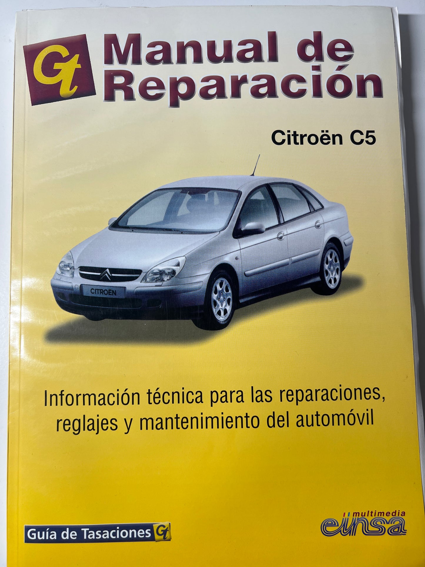Manual de reparaciones Citröen C5, información técnica para la reparaciones, reglajes y mantenimiento de automóvil.