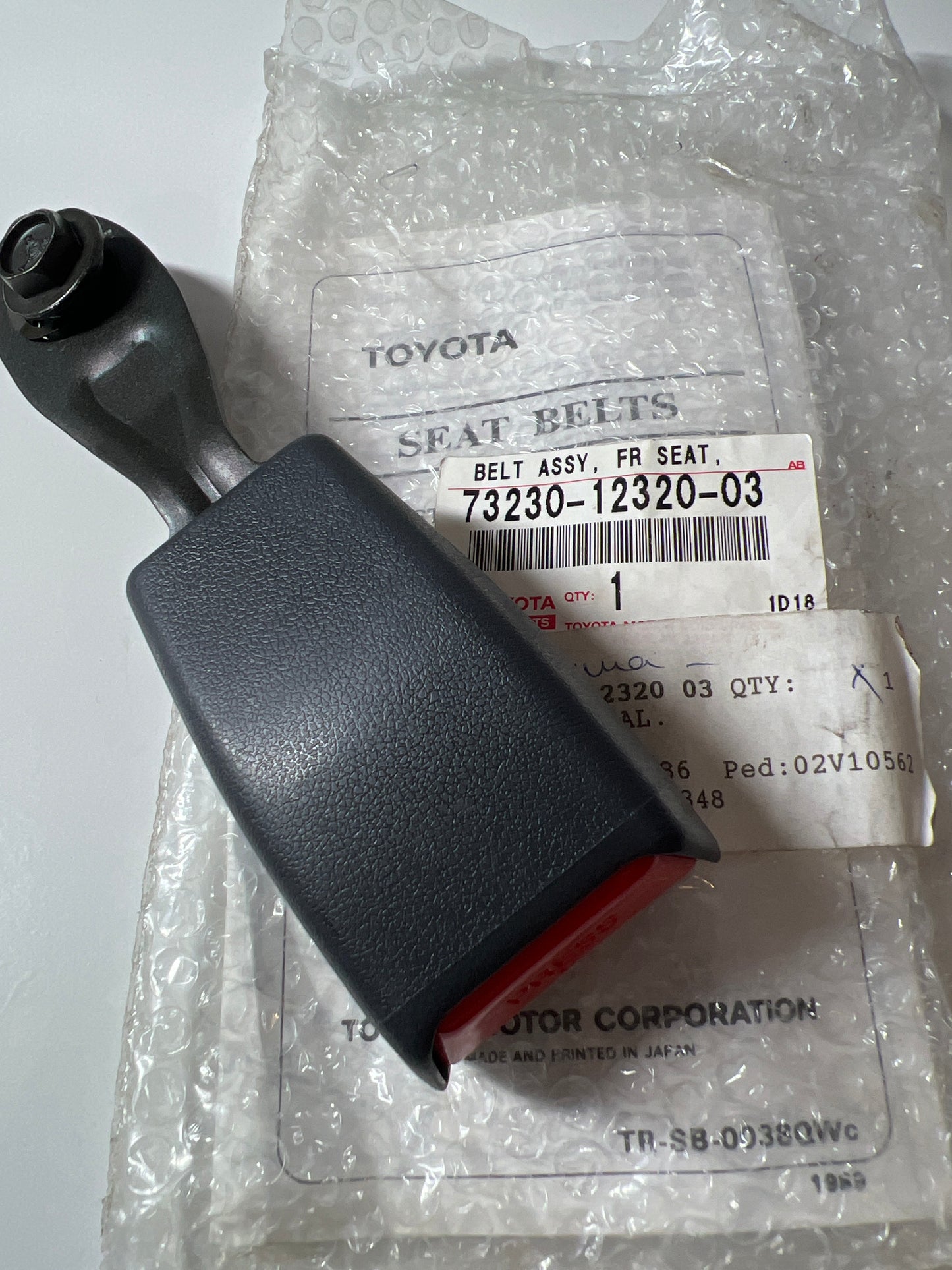 73230-12320-03, ASIENTO CINTURON DELANTERO RH, Toyota - Lexus