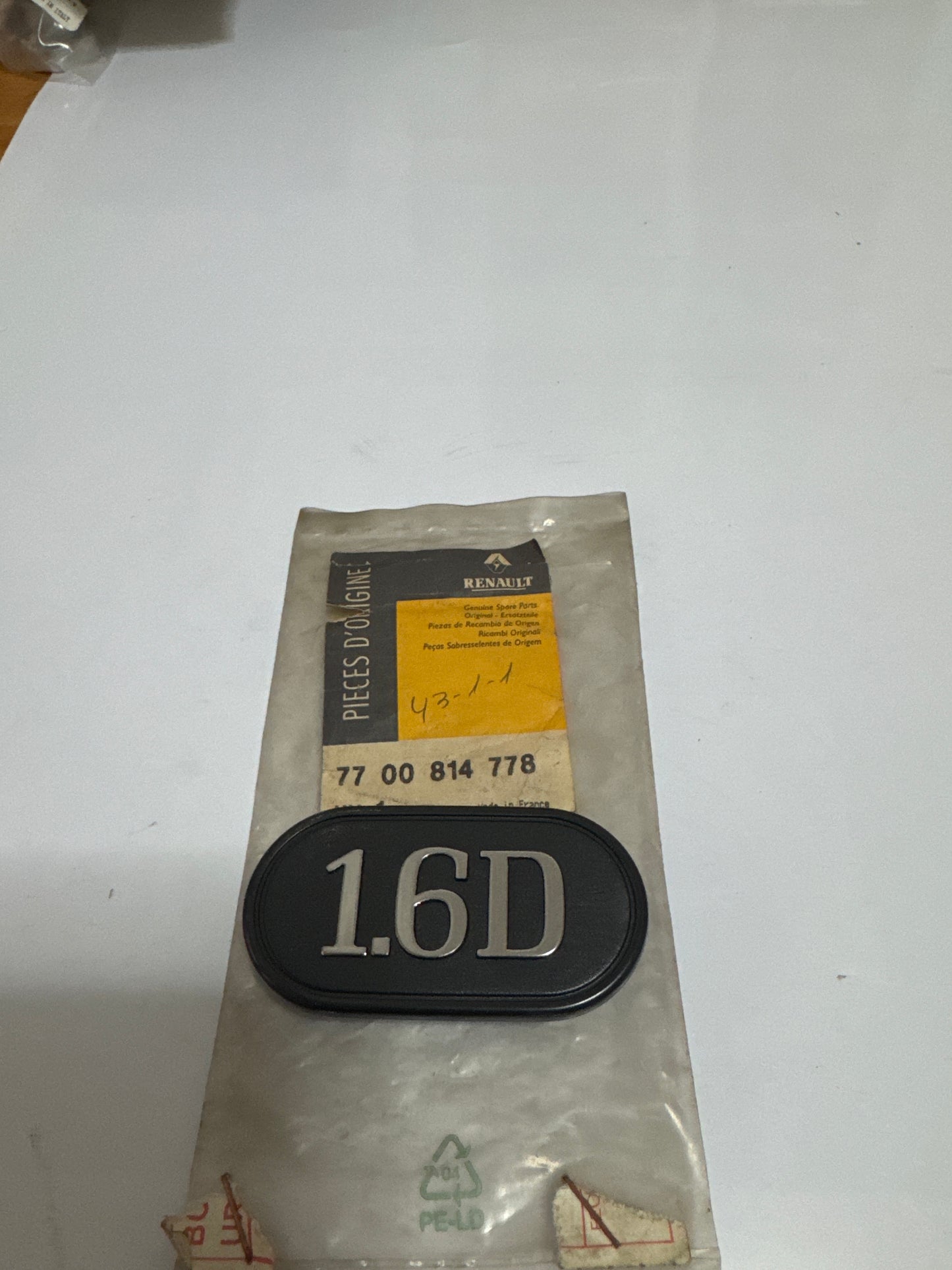 7700814778, ALETA MONOG 1.6D, Renault