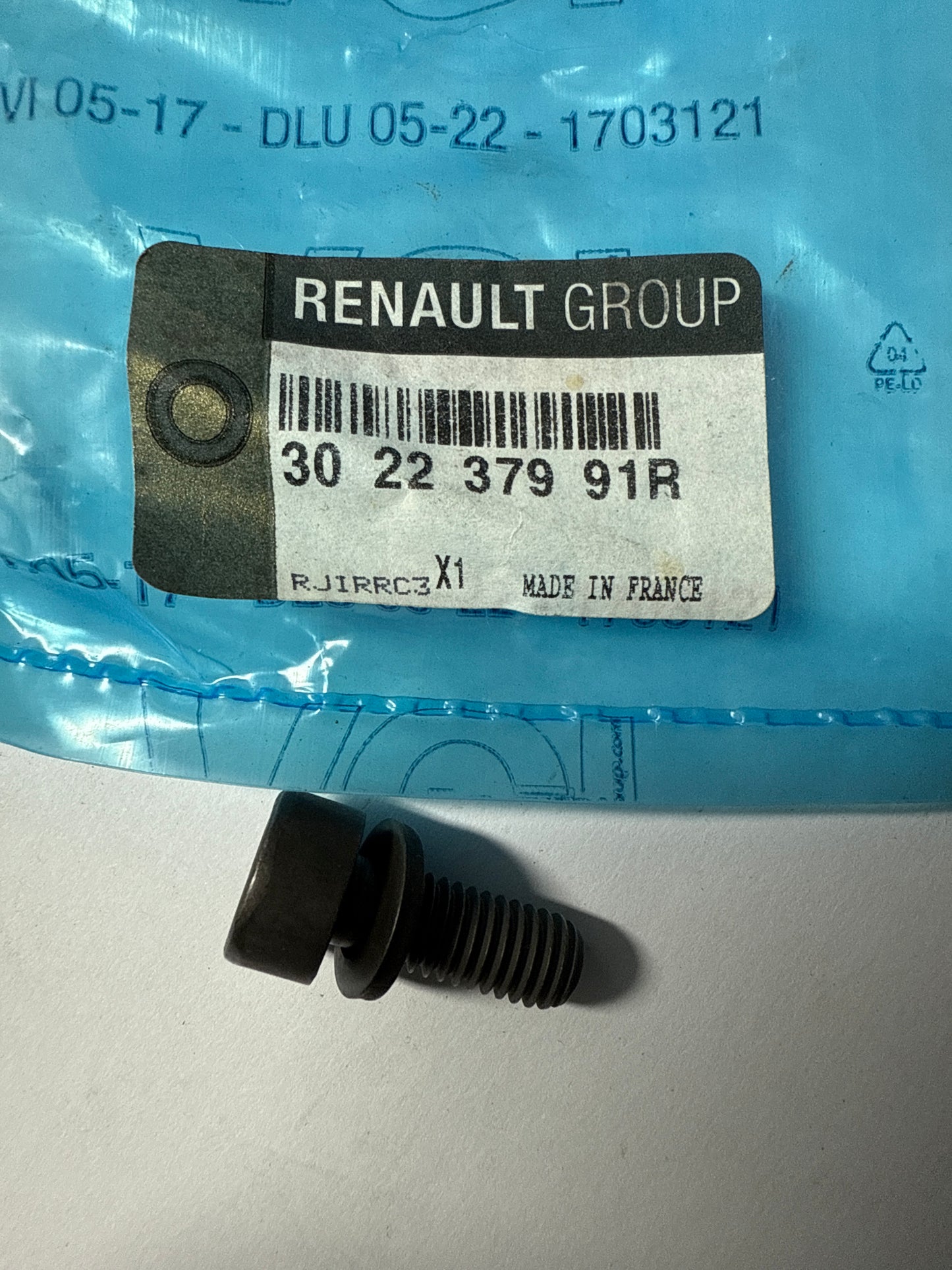 302237991R - TORNILLO FIJACION - Renault
