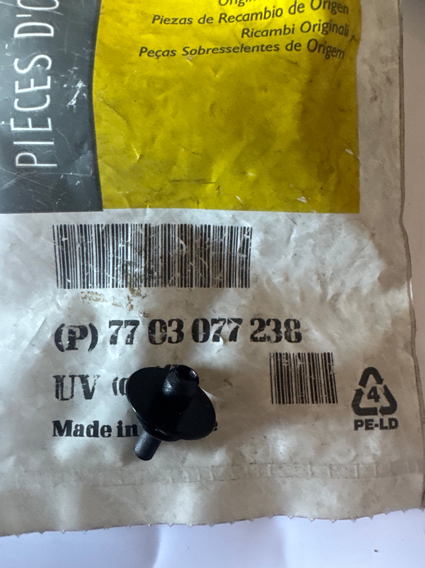 7703077238, GRAPA FIJ SUP, Renault