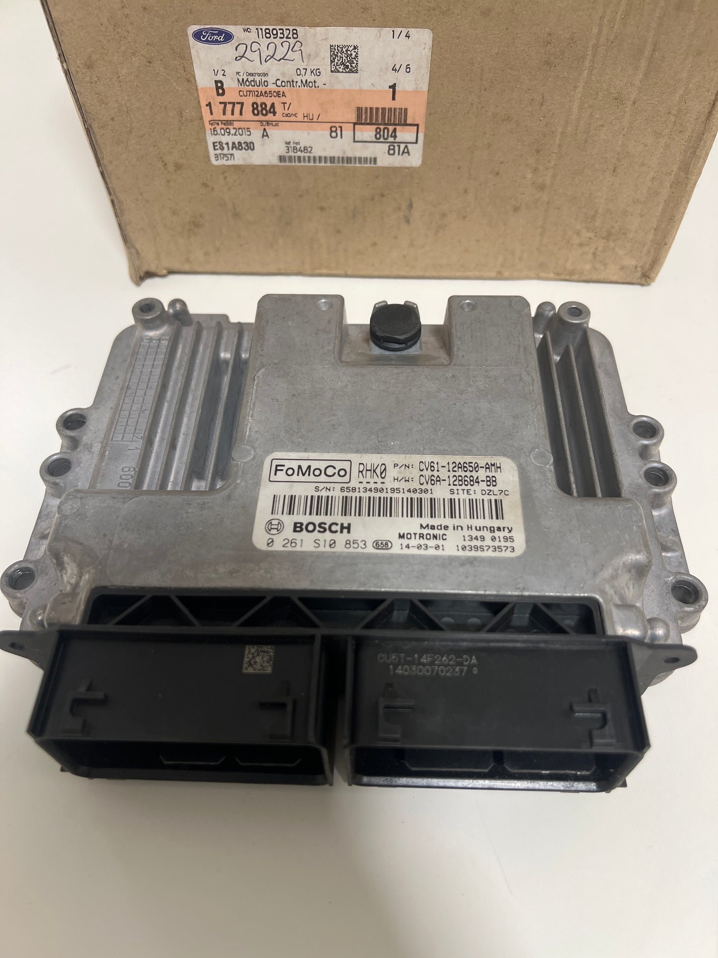 1777884, MÓDULO - CONTROL DEL MOTOR - EEC V, Ford