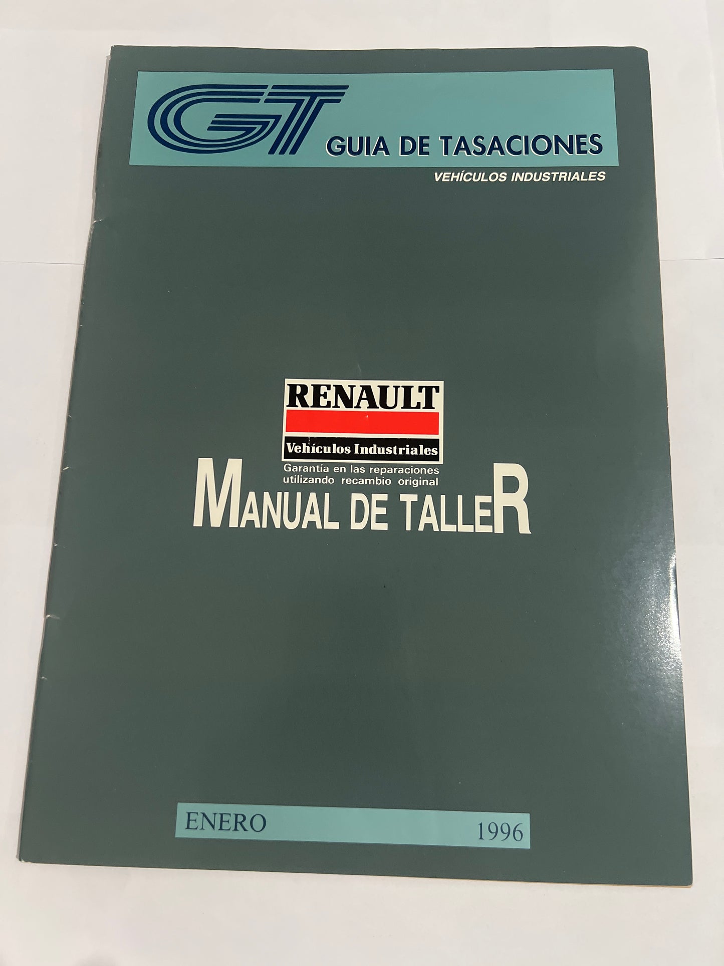 Guía de tasaciones. Vehículos industriales. Renault manual de taller. enero 1996.
