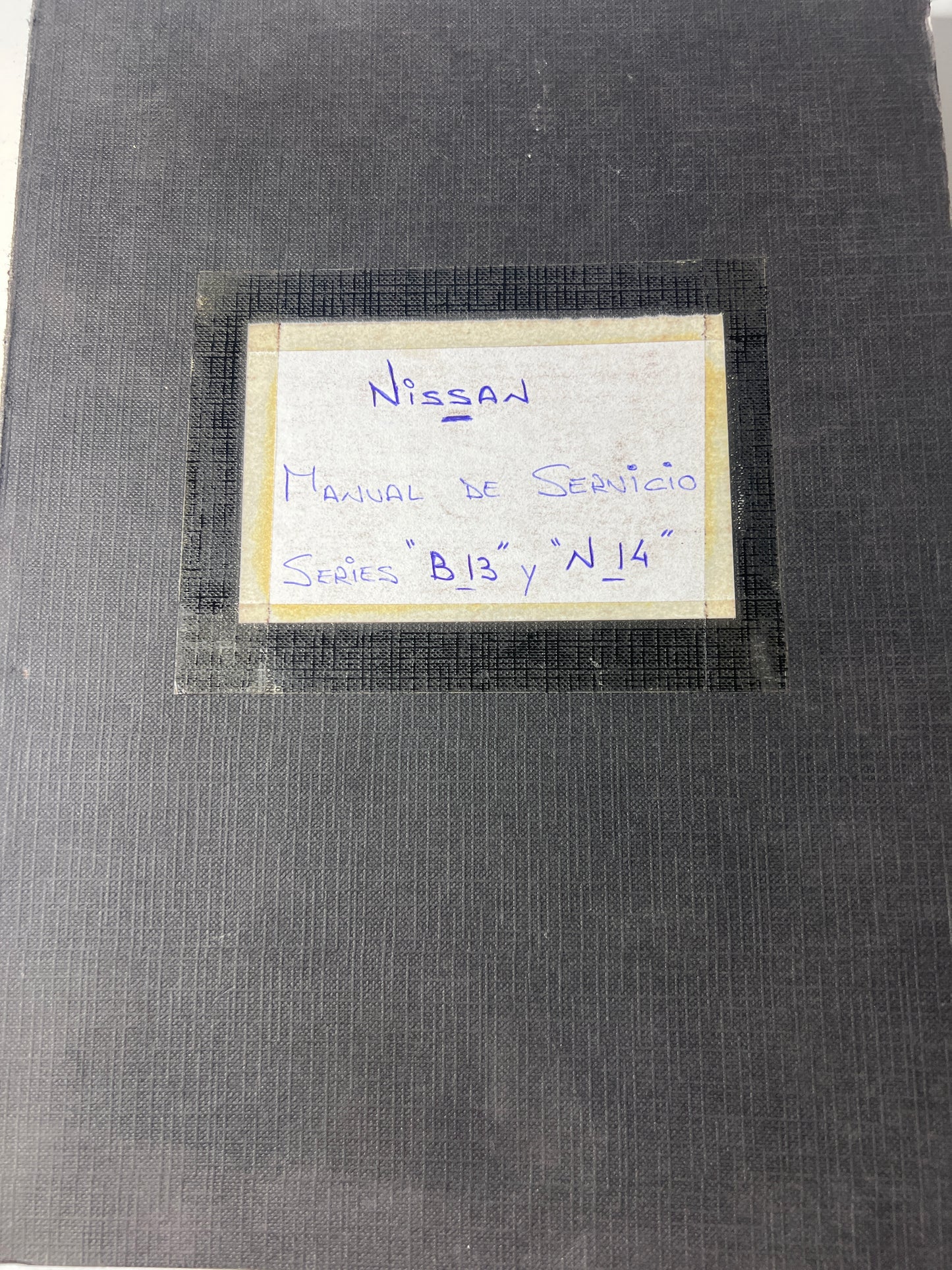Nissan manual de servicio series B_13 y N_14