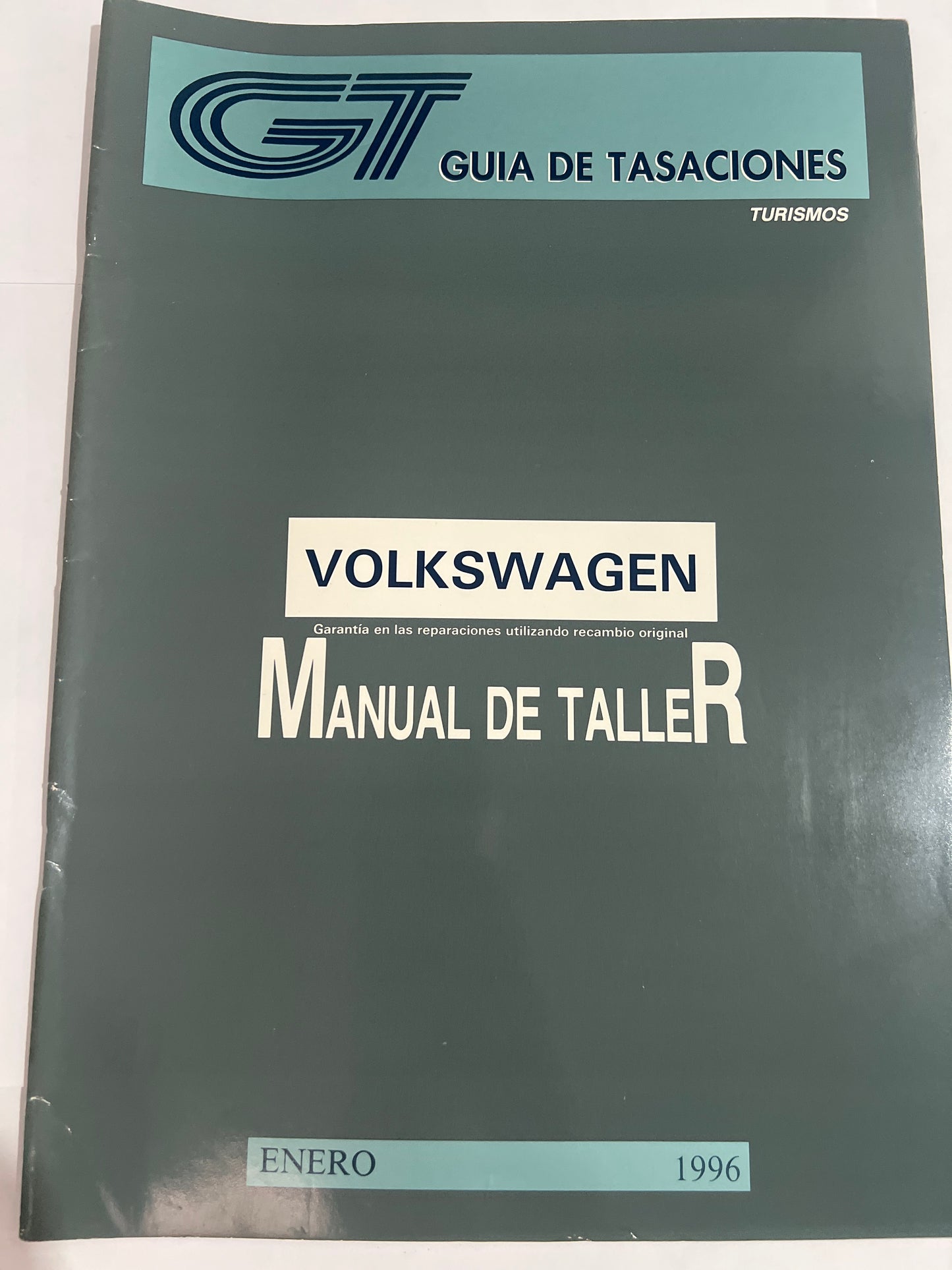 Guía de tasaciones turismo. Volkswagen manual de Taller enero. 1996.