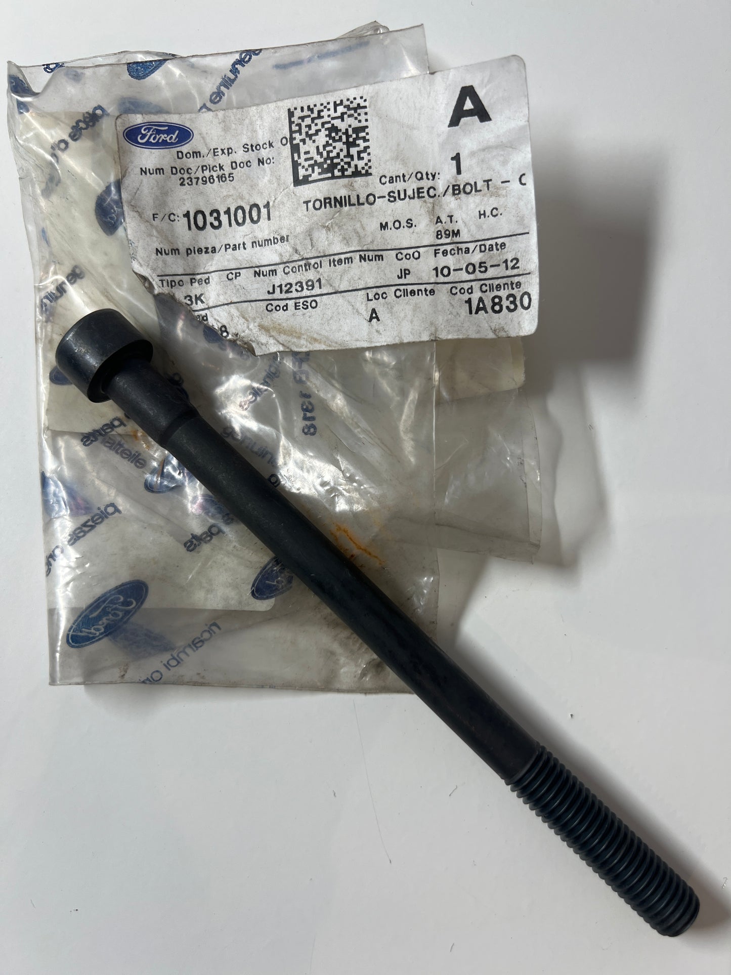 1031001, TORNILLO - CABEZA CILI, Ford