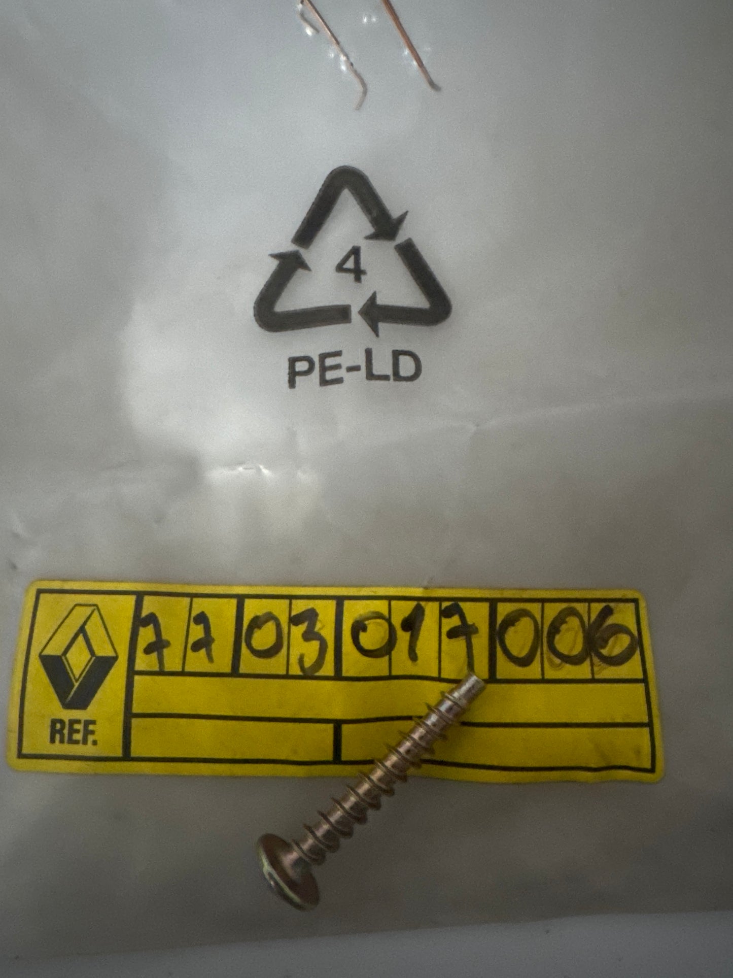 7703017006, TORNILLO, Renault
