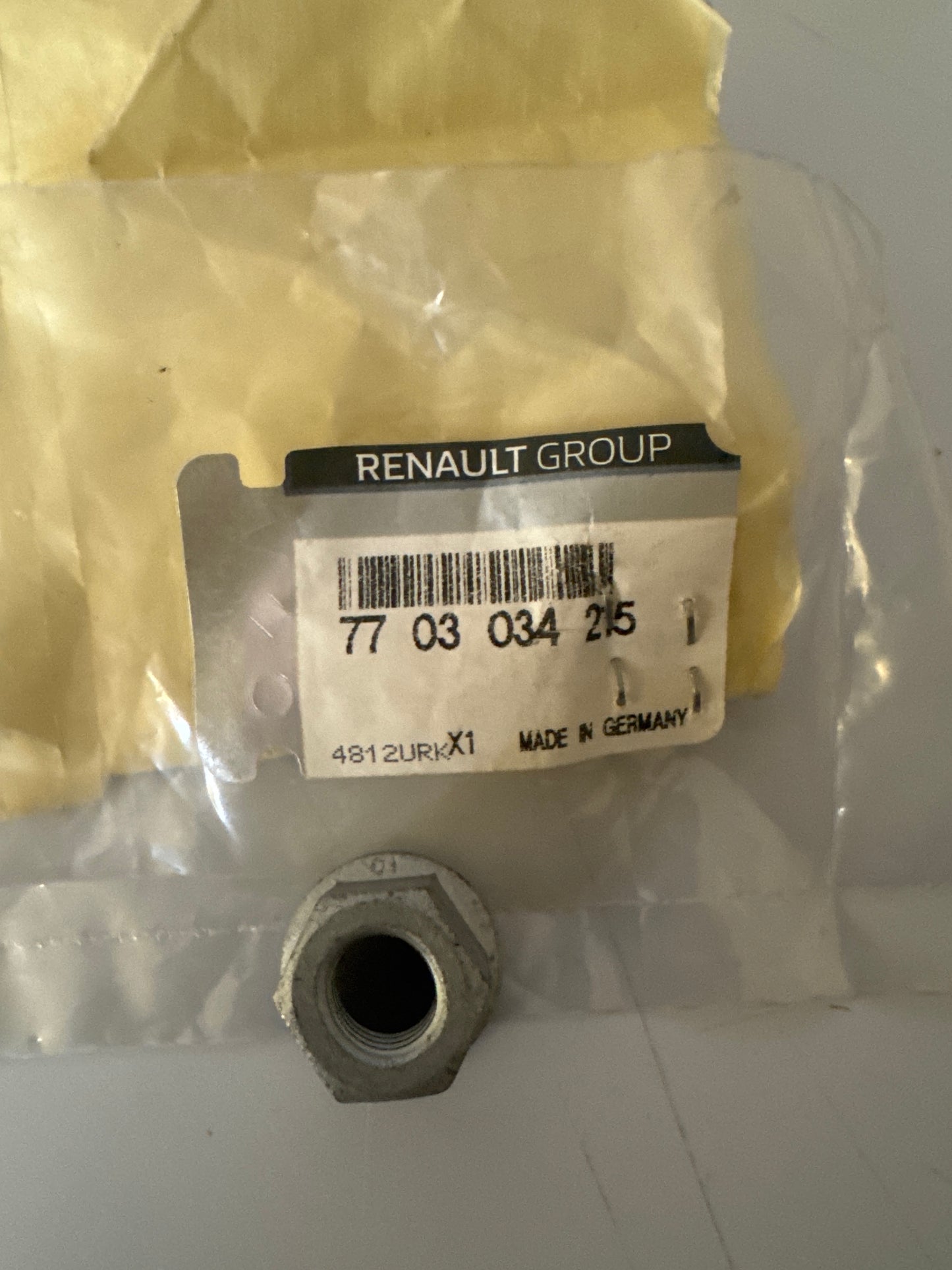 7703034215, TUERCA SOPORTE, Renault