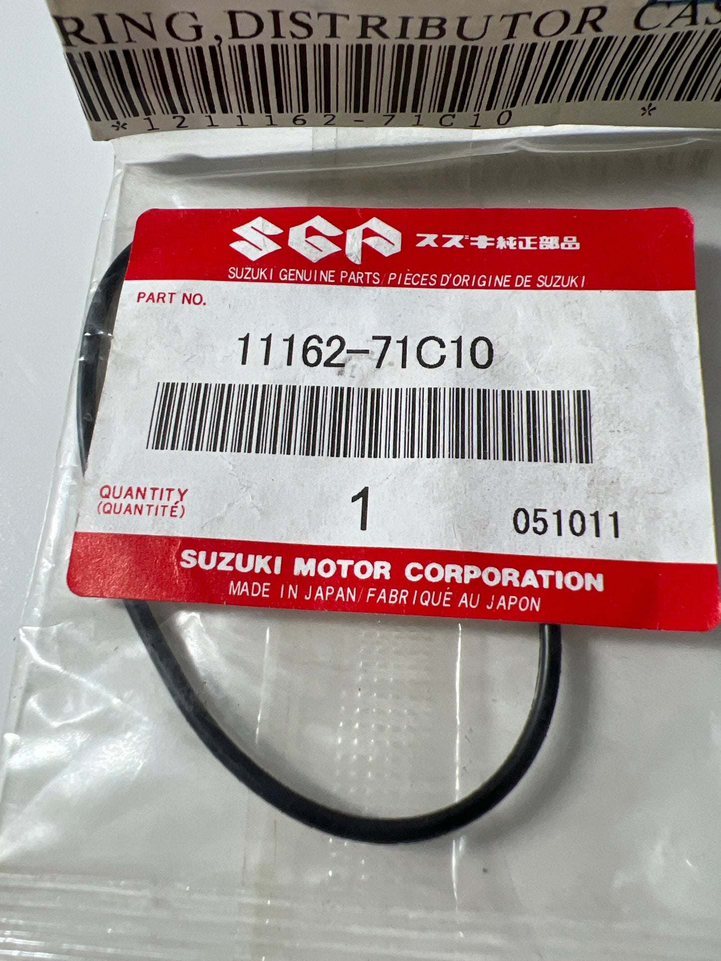 11162-71C10, JUNTA,CUERPO DISTRIBUIDOR, Suzuki