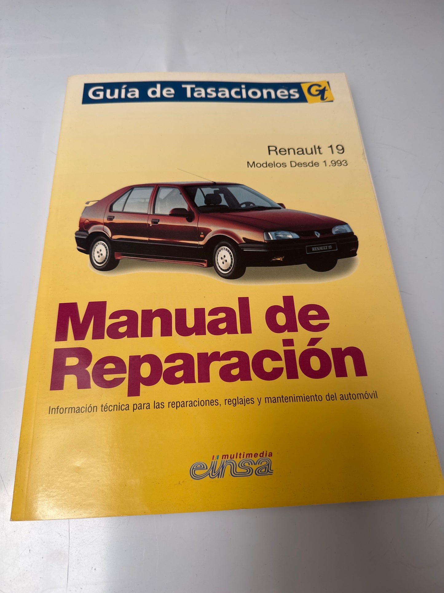 Guía de tasaciones. Renault 19 modelo desde 1993. Manual de reparación